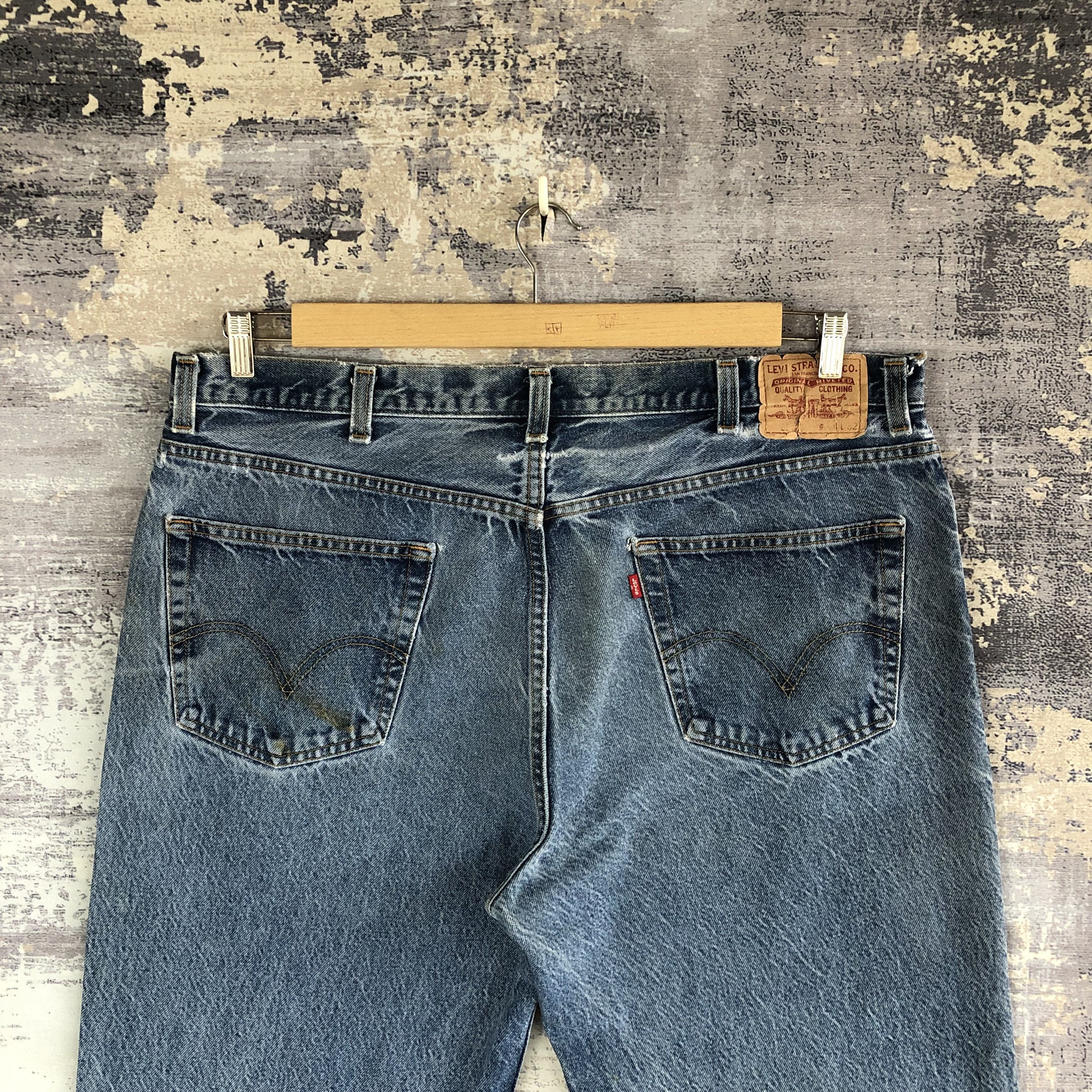 Levi's Vintage Levis Stone Wash Jeans Levi's Baggy Faded Denim Size US 42 / EU 58 - 5 Thumbnail