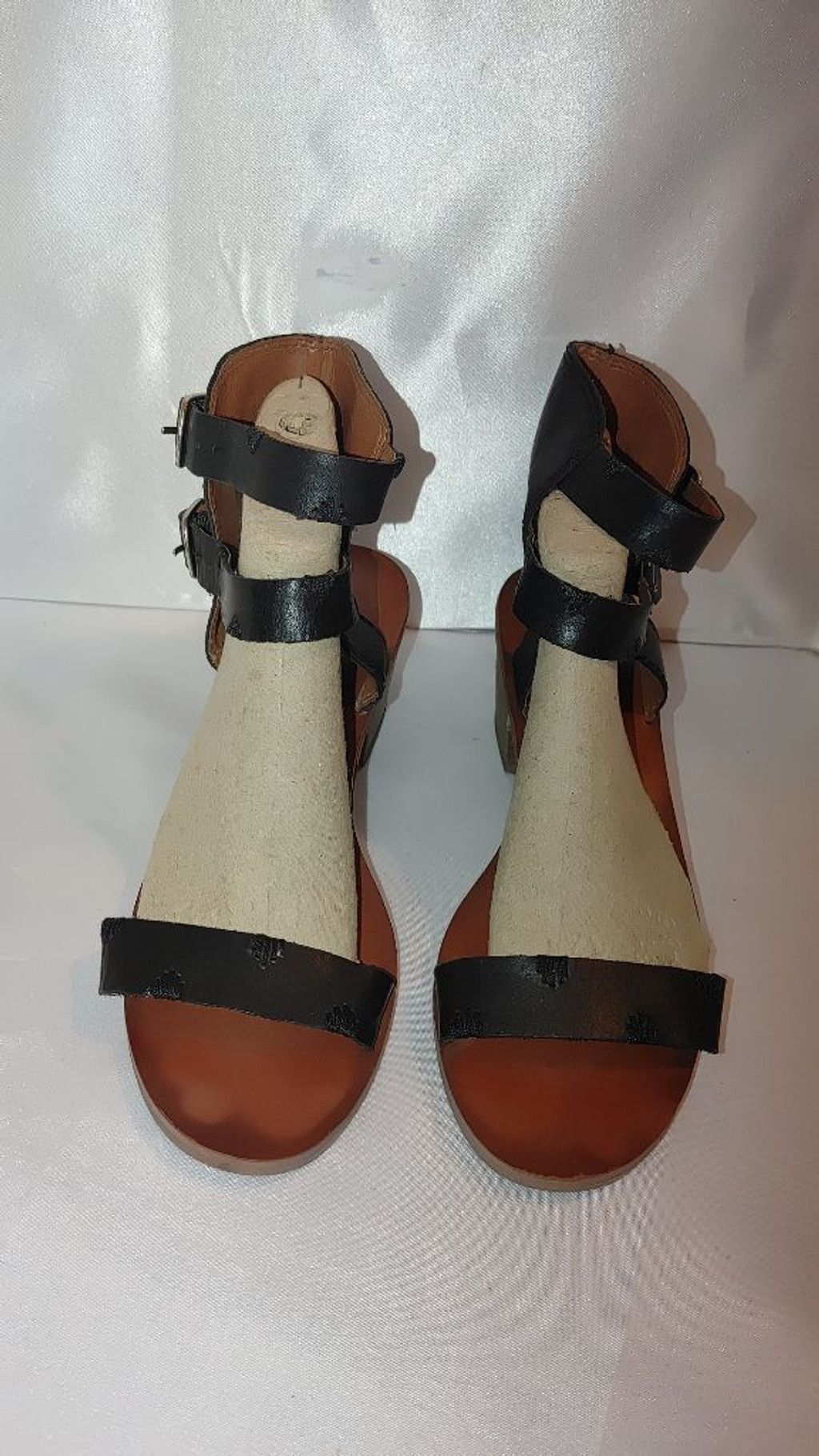 The Unbranded Brand Lucky Brand Firola Leather Sandals Size 10.5 Size US 10.5 / IT 40.5 - 4 Thumbnail