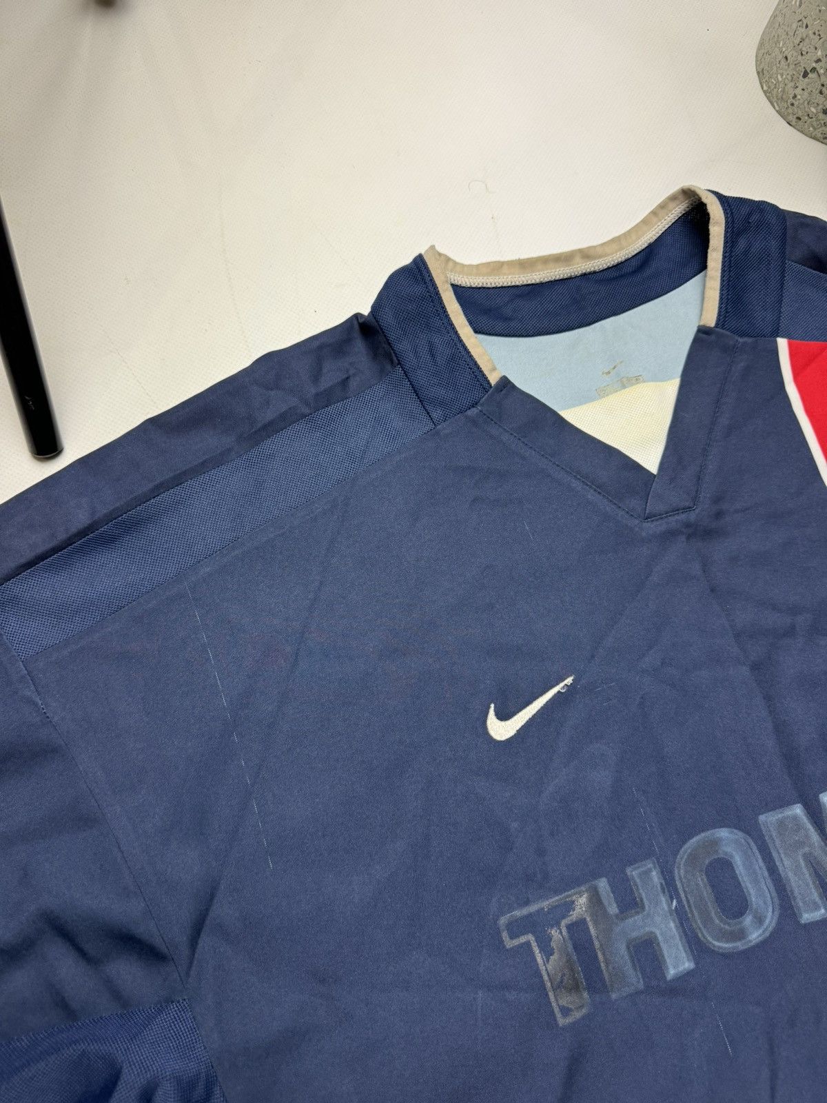 Nike × Vintage Rare vintage Nike PSG 2002 soccer jersey y2k Size US L / EU 52-54 / 3 - 7 Thumbnail