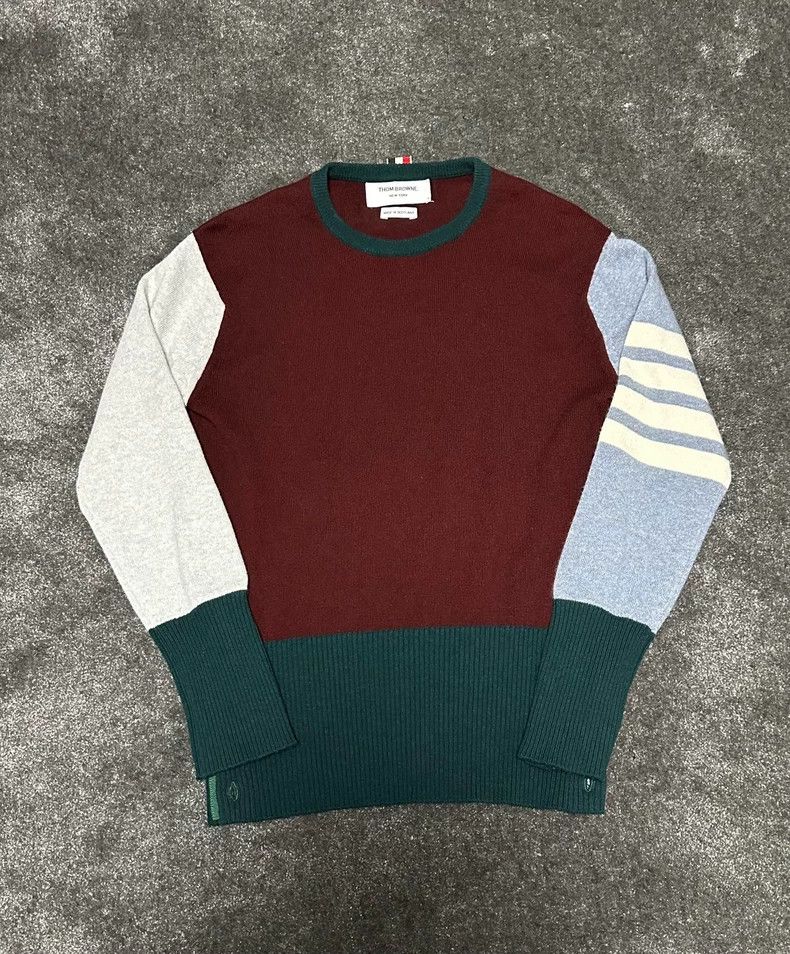 Thom Browne Thom Browne Autumn and winter multicolored cashmere knit s Size M / US 6-8 / IT 42-44 - 1 Thumbnail