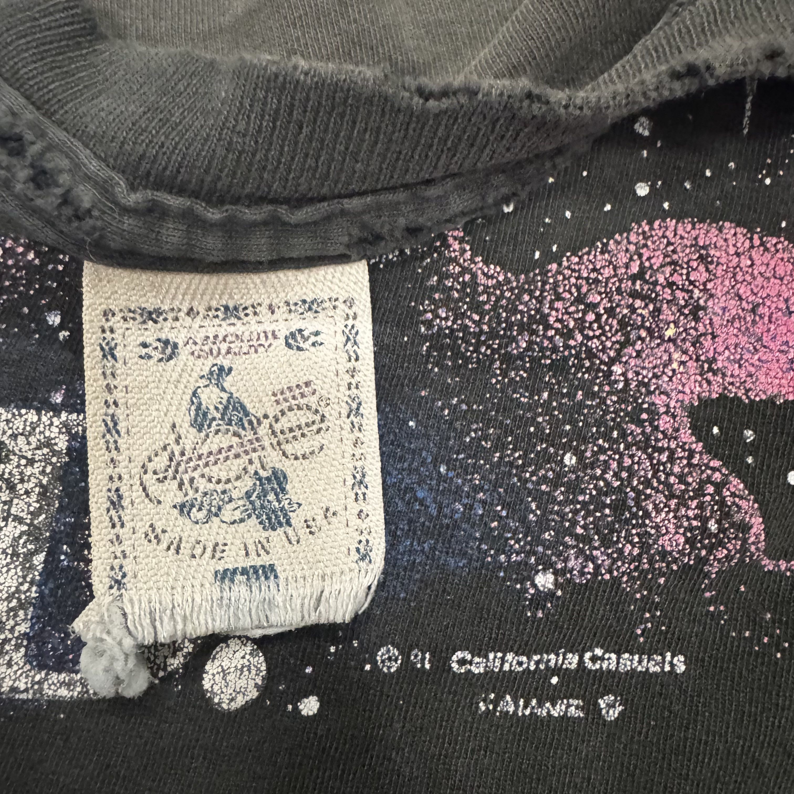 Vintage VTG California Casuals In The Beginning God Galaxy T Shirt Size US L / EU 52-54 / 3 - 4 Thumbnail