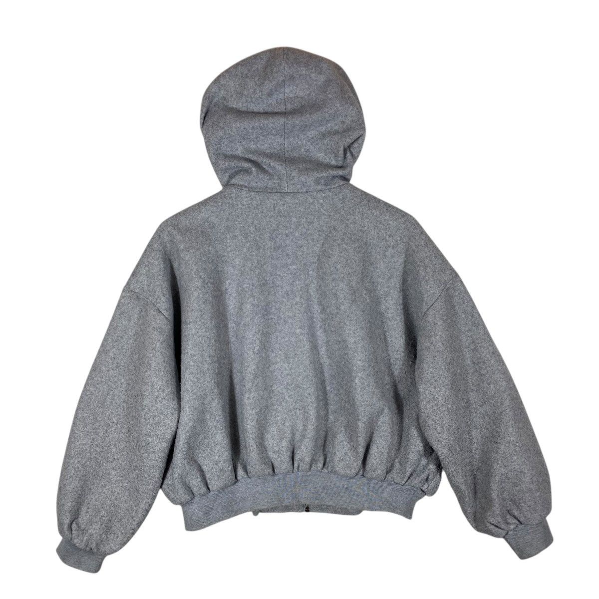 Zara Zara Hoodie Wool Zipper Jacket XS Size (Fit XL) Grey Colour Size XS / US 0-2 / IT 36-38 - 13 Thumbnail