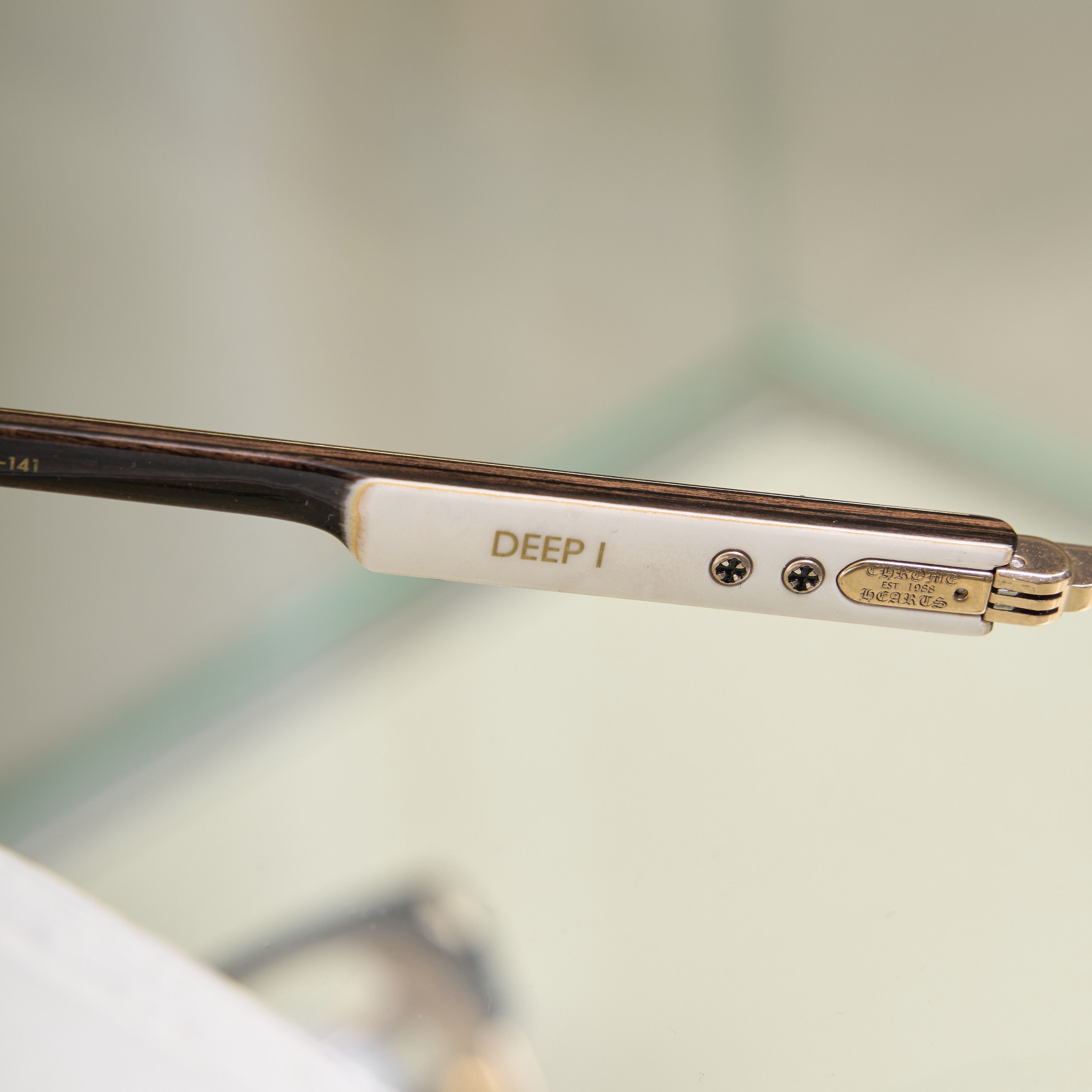 Chrome Hearts CHROME HEARTS DEEP I Gold Plated/White Ebony-Piano Varnish Size ONE SIZE - 5 Thumbnail