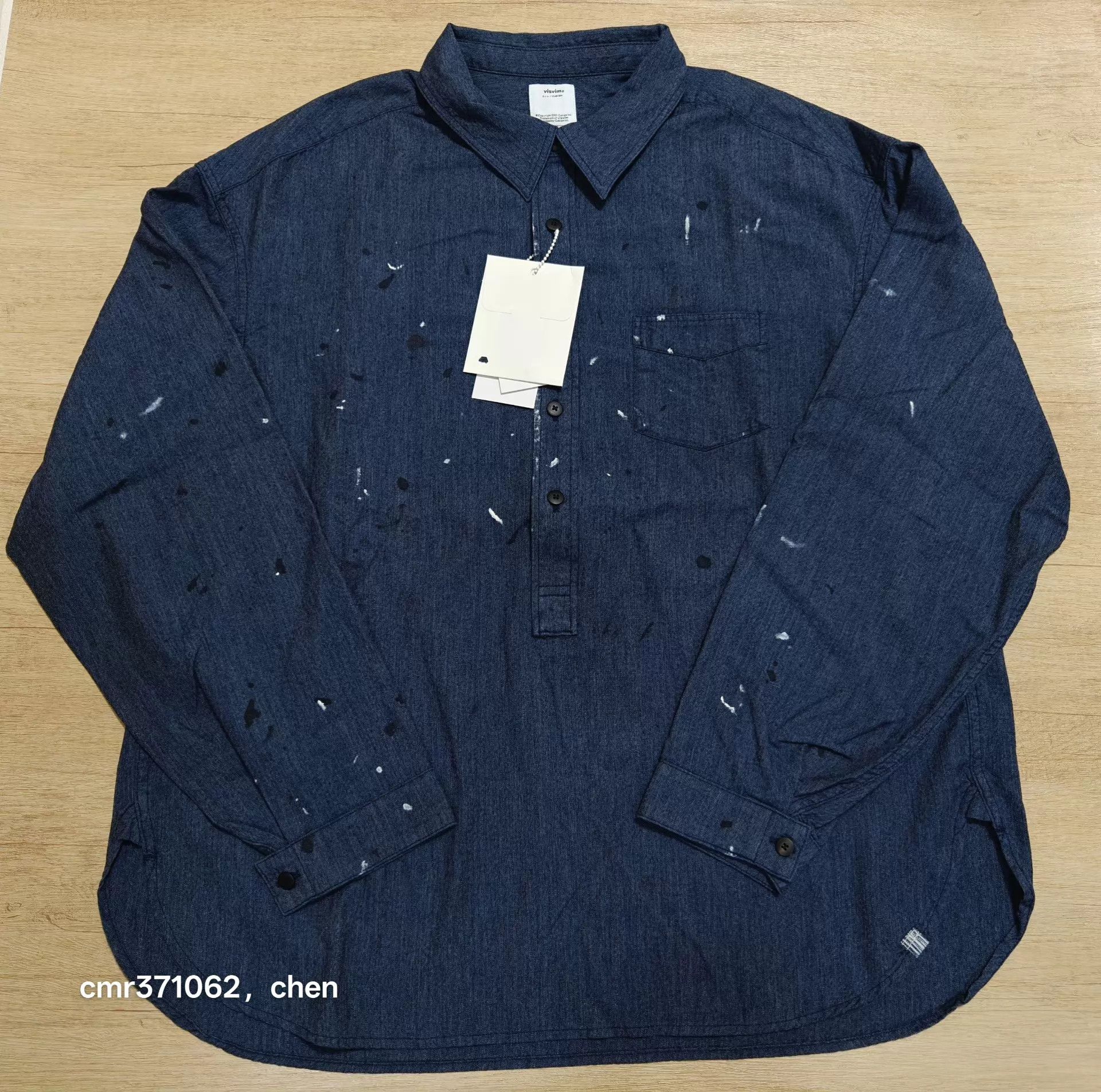 Visvim VISVIM 26SS 1910 P.O. CHAMBRAY L/S indigo 2 loose Size US M / EU 48-50 / 2 - 1 Thumbnail