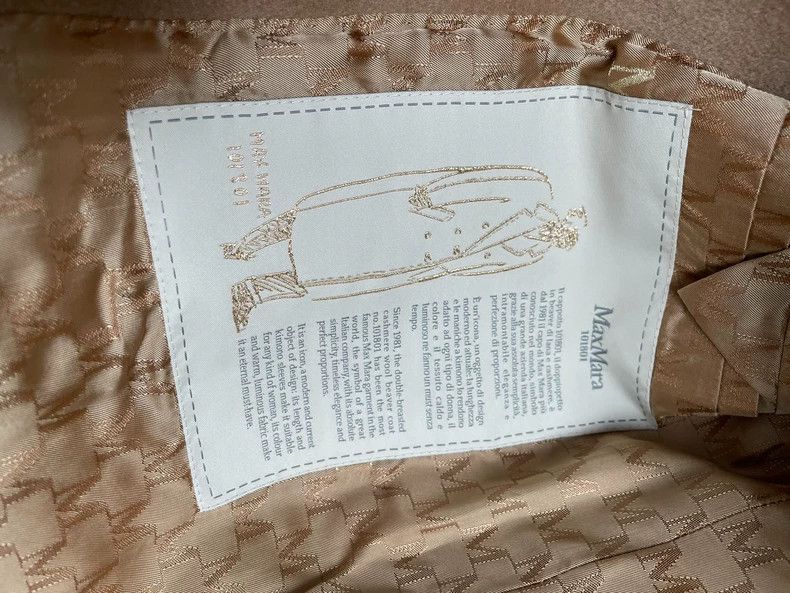 Other Max Mara Classic 101801 Coat Khaki Camel Size S / US 4 / IT 40 - 5 Thumbnail