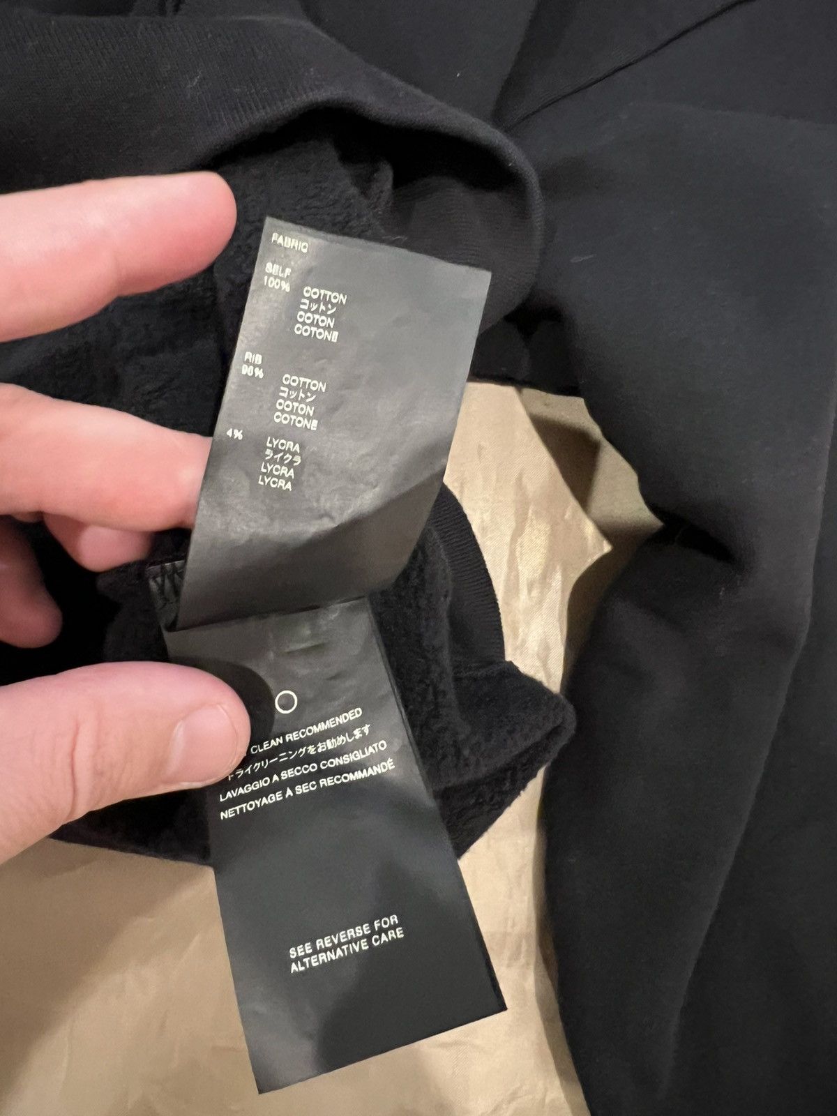Fear of God Fear Of God Men's Eternal Fleece Crew Sweat in Black size S Size US S / EU 44-46 / 1 - 6 Thumbnail