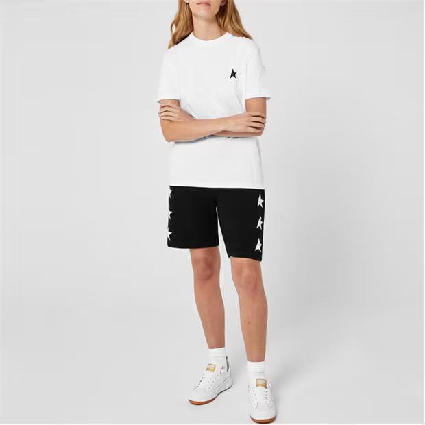 Golden Goose o1g2r1mq1024 Short in Black & White Size 33" - 7 Thumbnail