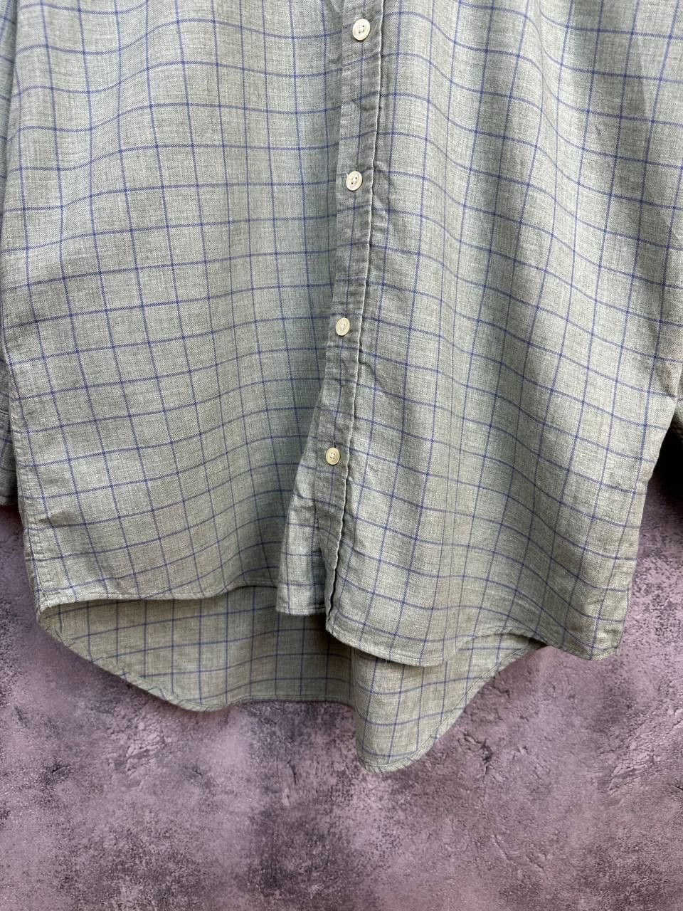 Other James Meade Cotton/Wool Blend Twill Check Button Up Shirt Size US M / EU 48-50 / 2 - 7 Thumbnail