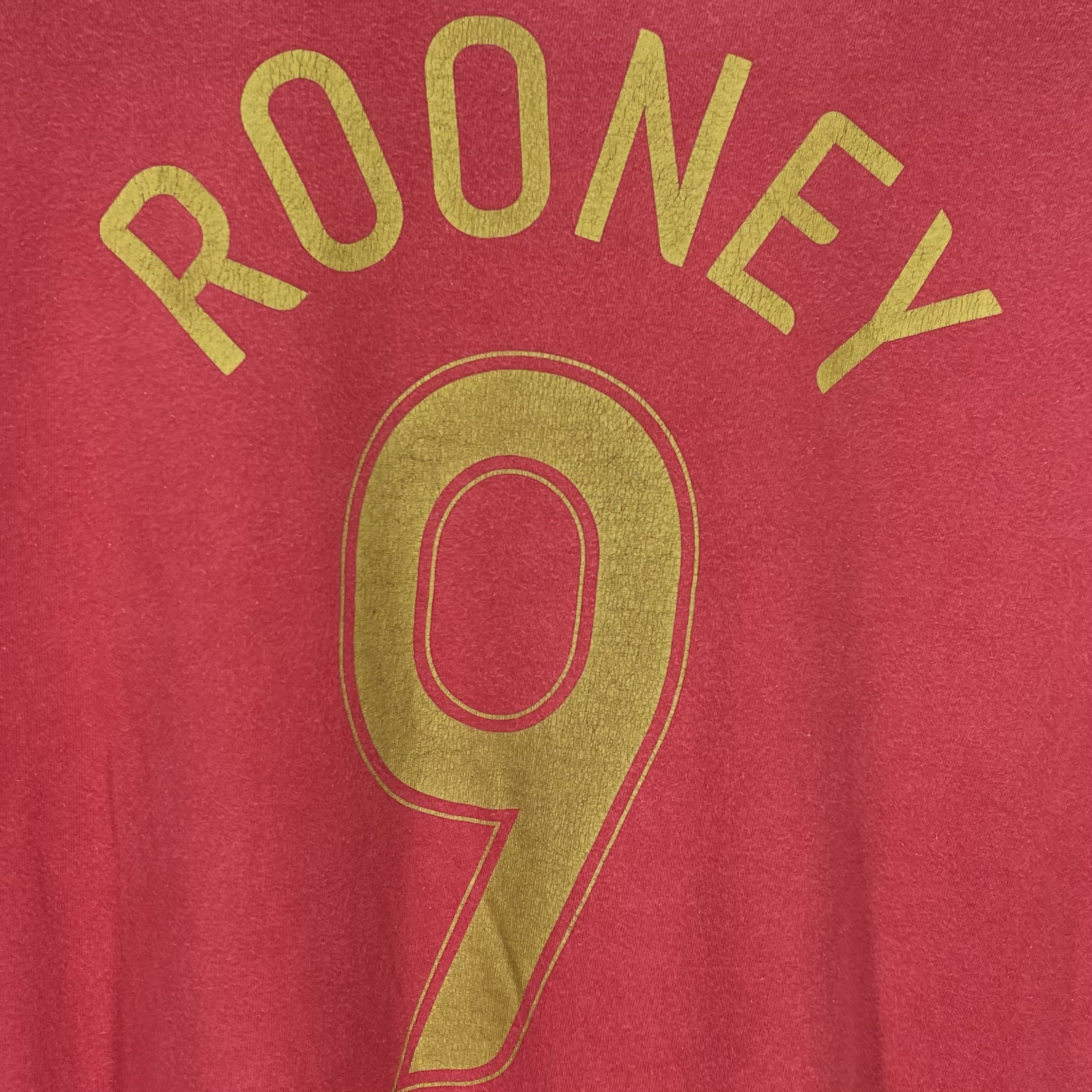 Nike Y2K Vintage NIKE ROONEY ENGLAND Crew Neck T Shirt #1490/AY Size US M / EU 48-50 / 2 - 2 Thumbnail