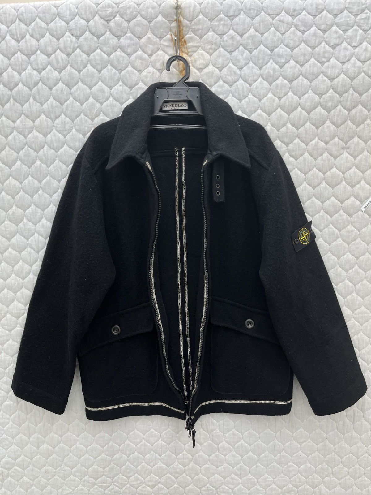 Stone Island 🔥🔥🔥STEALS STONE ISLAND AW2003 WOOL JACKET Size US L / EU 52-54 / 3 - 3 Thumbnail