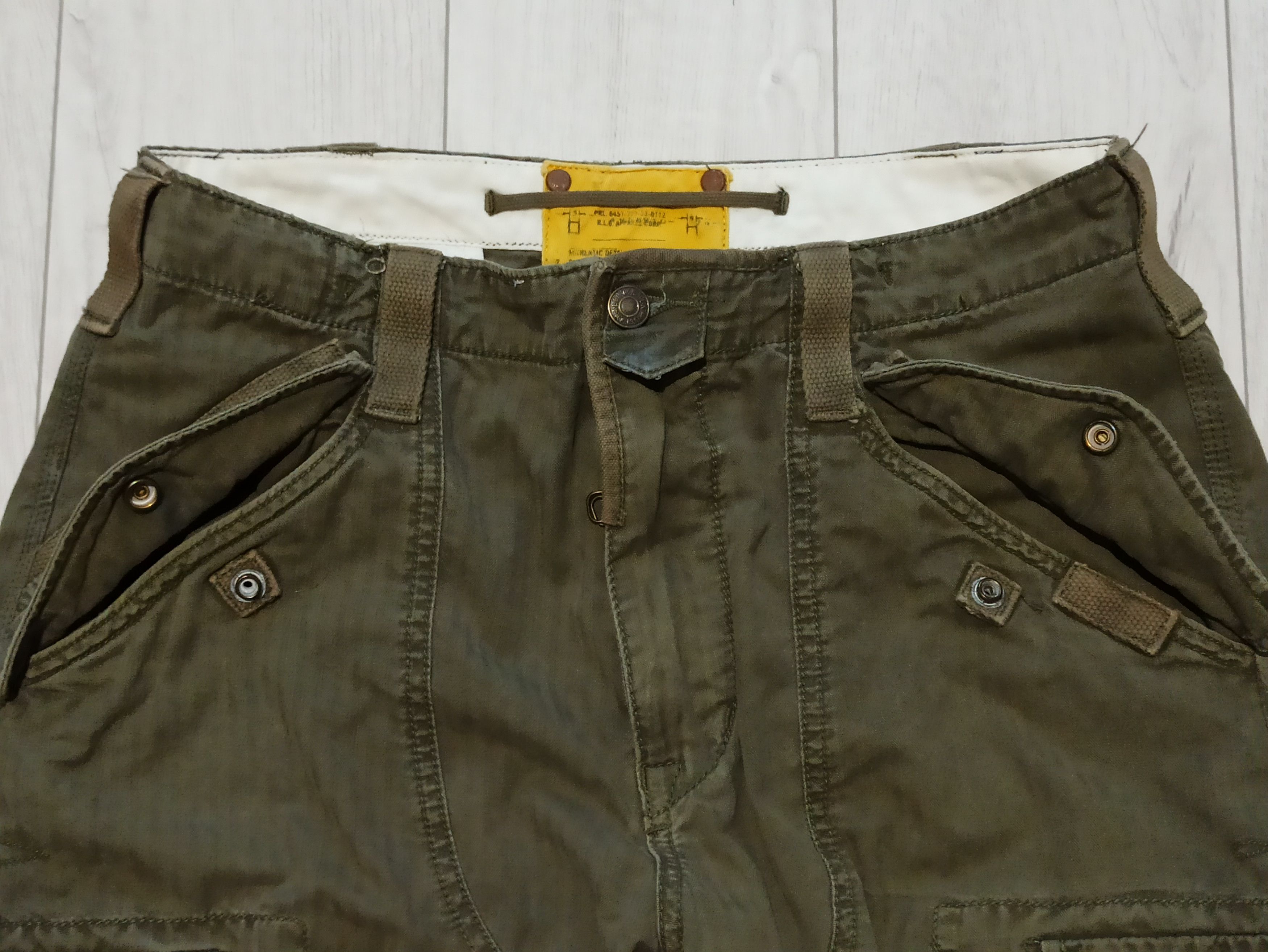 Polo Ralph Lauren × Vintage Vintage Polo Ralph Lauren Military Cargo Pants Size US 34 / EU 50 - 5 Thumbnail