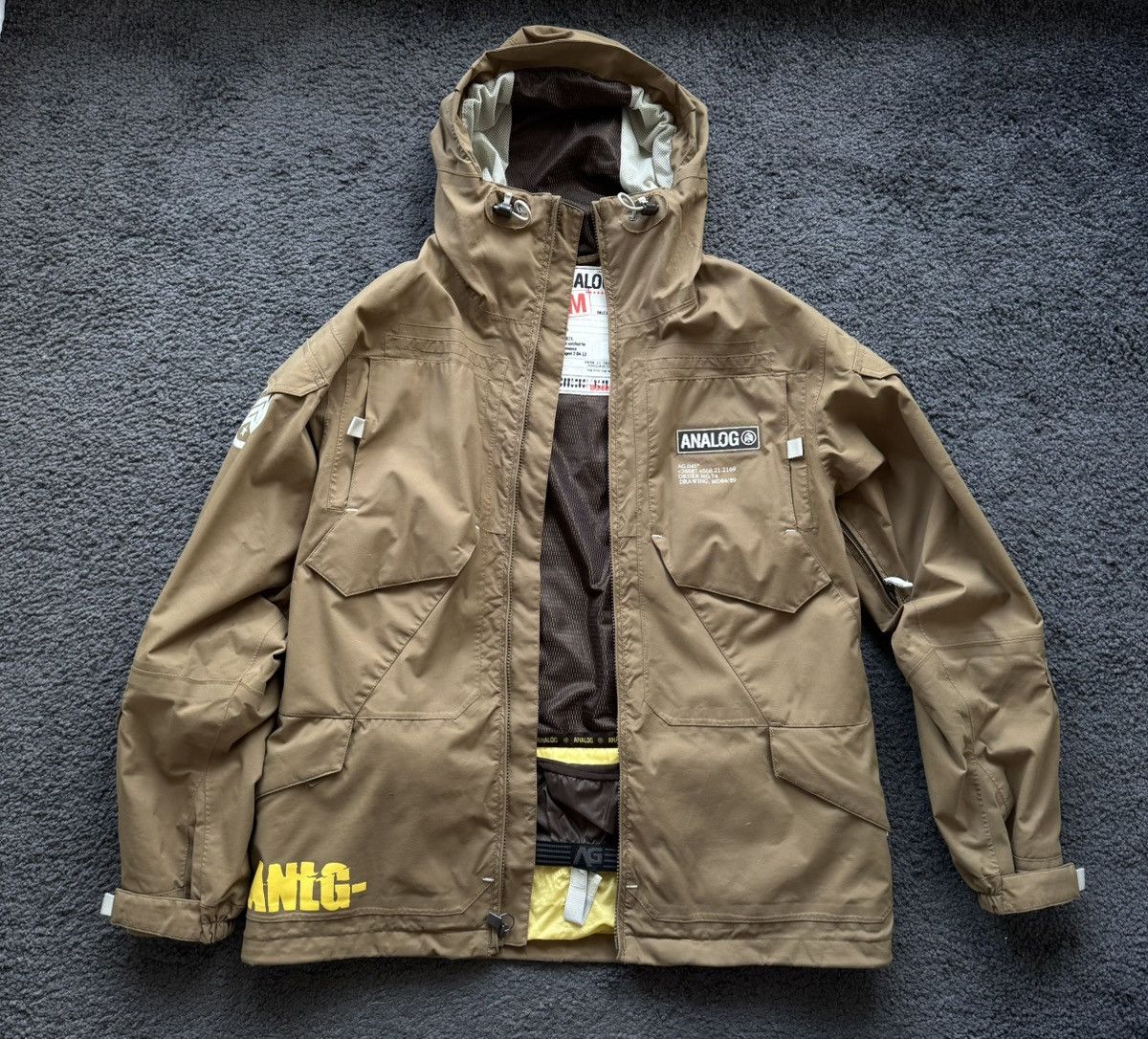 Analog × Burton × Vintage Vtg 90's Analog Multi Pocket jacket Size M / US 6-8 / IT 42-44 - 9 Thumbnail