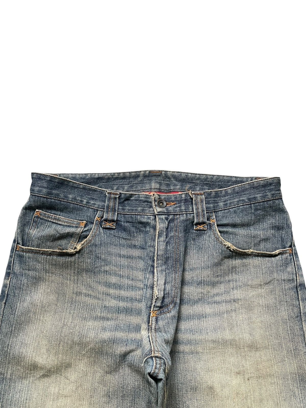 Japanese Brand Vintage Japanese Brand Mud Wash Distressed Loose Baggy Jeans Size US 34 / EU 50 - 4 Thumbnail