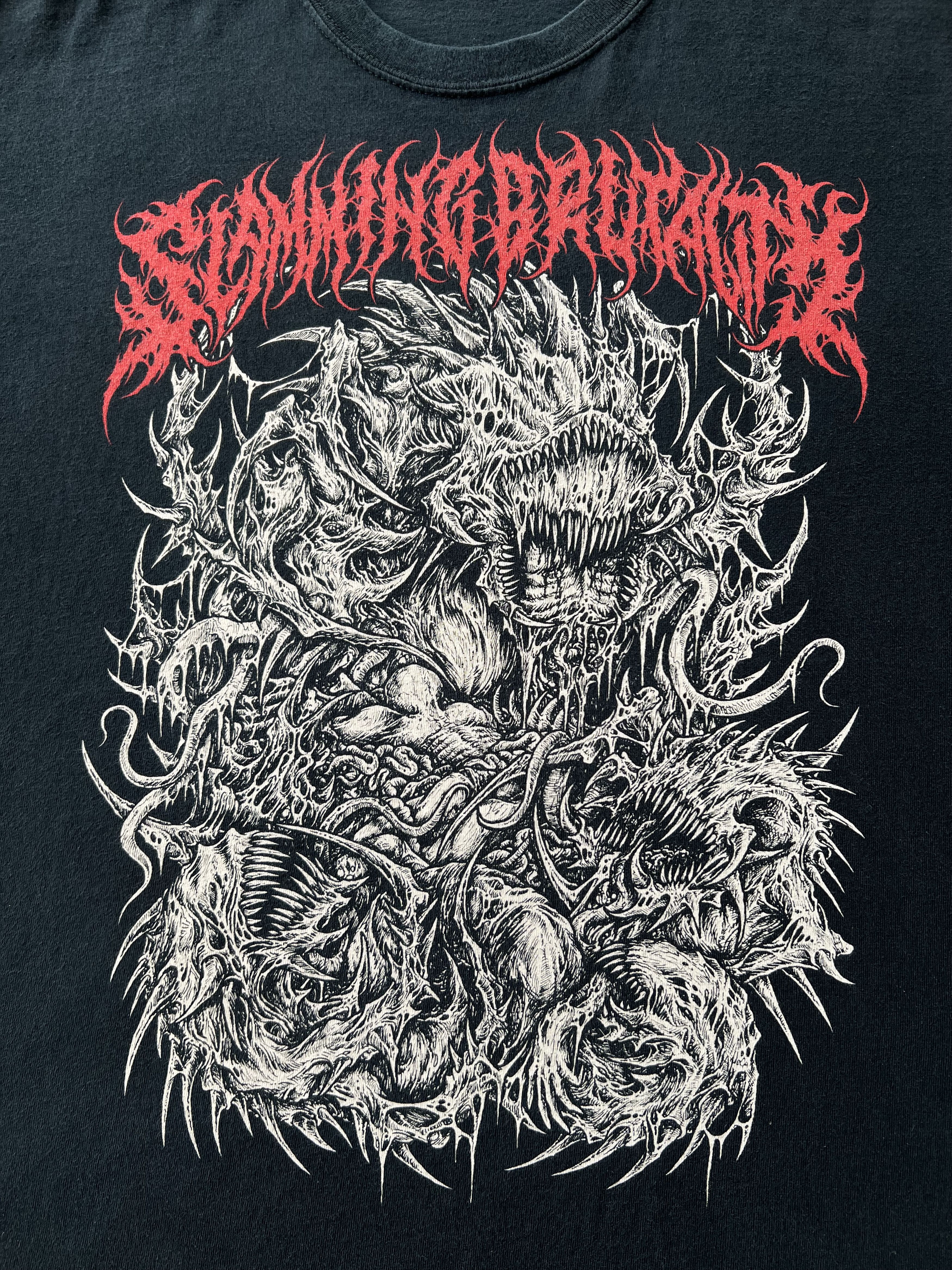 Band Tees Vintage 2018 Slamming Brutality Tour Festival Death Metal Size US L / EU 52-54 / 3 - 4 Thumbnail