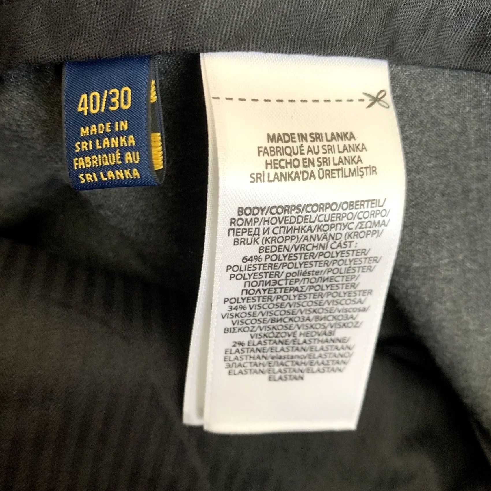 Polo Ralph Lauren Polo Ralph Lauren Dress Pants Mens 40x30 Gray Heather Stretch Straight Flat Front Zipper Button Pockets Classic USA Dress Pants Mens 40 Regular Gray Size US L / EU 52-54 / 3 - 6 Thumbnail