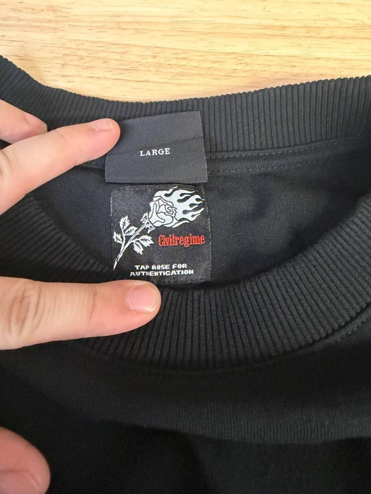 Civil Regime Civil Regime Hell Bent Heaven Sent L Black Streetwear Size US L / EU 52-54 / 3 - 3 Thumbnail
