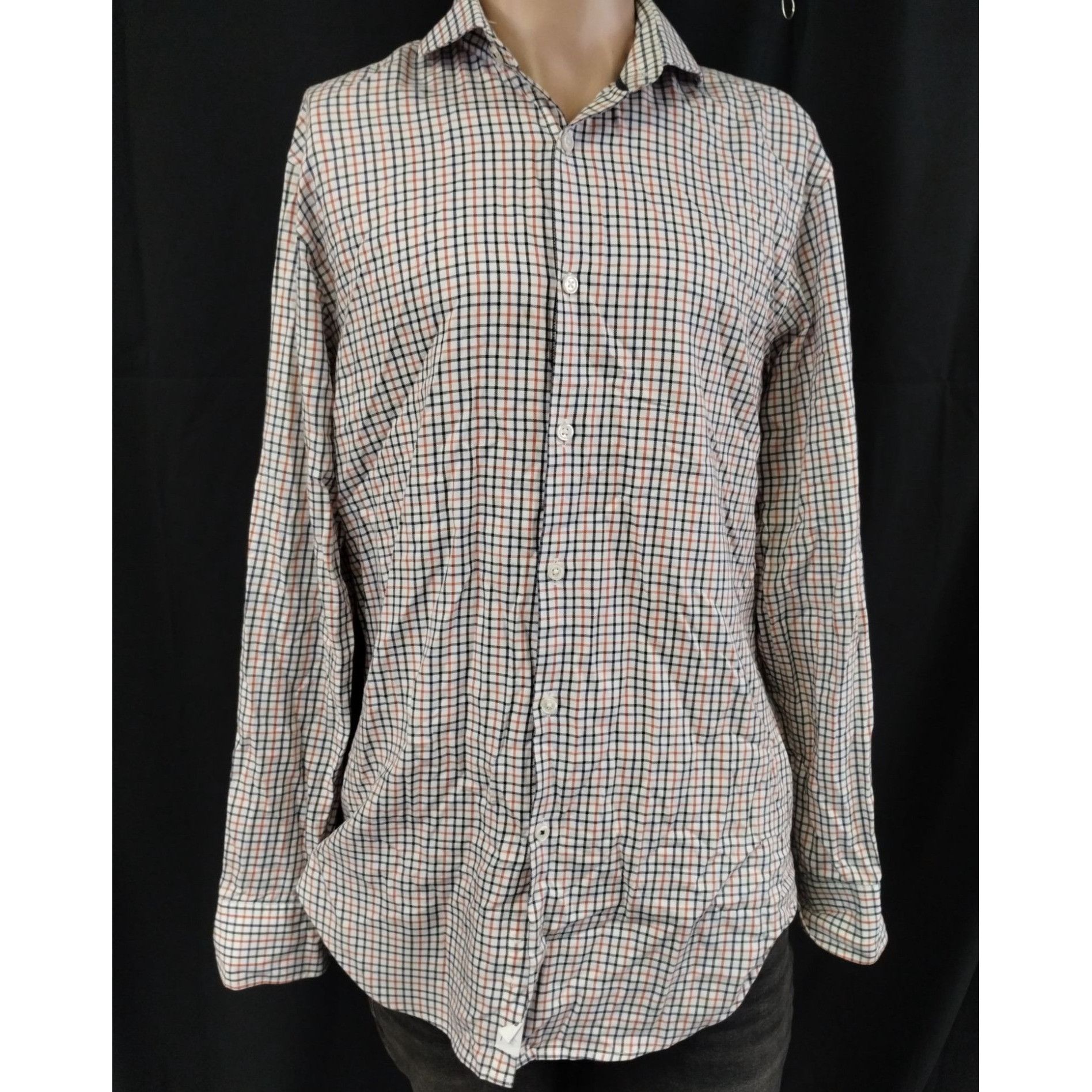 T.M. Lewin T.M Lewin Men's Multicolor Shirt/Button Up Size16/35 SKU3383 ...