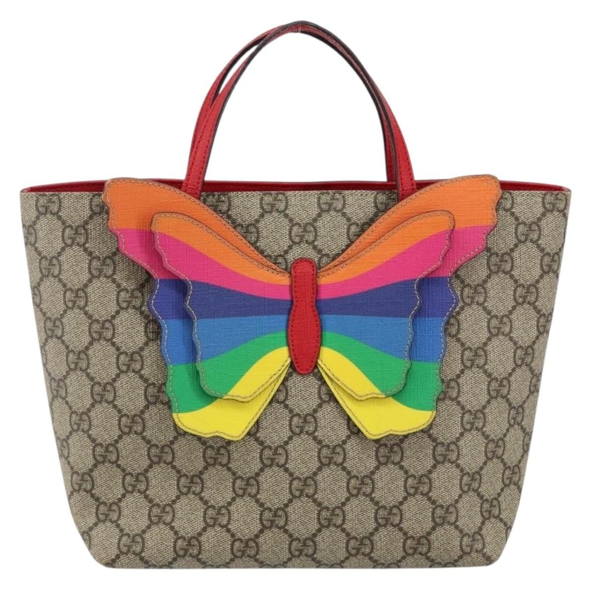 Gucci Gucci Children's tote with rainbow butterfly Canvas Size ONE SIZE - 1 Thumbnail