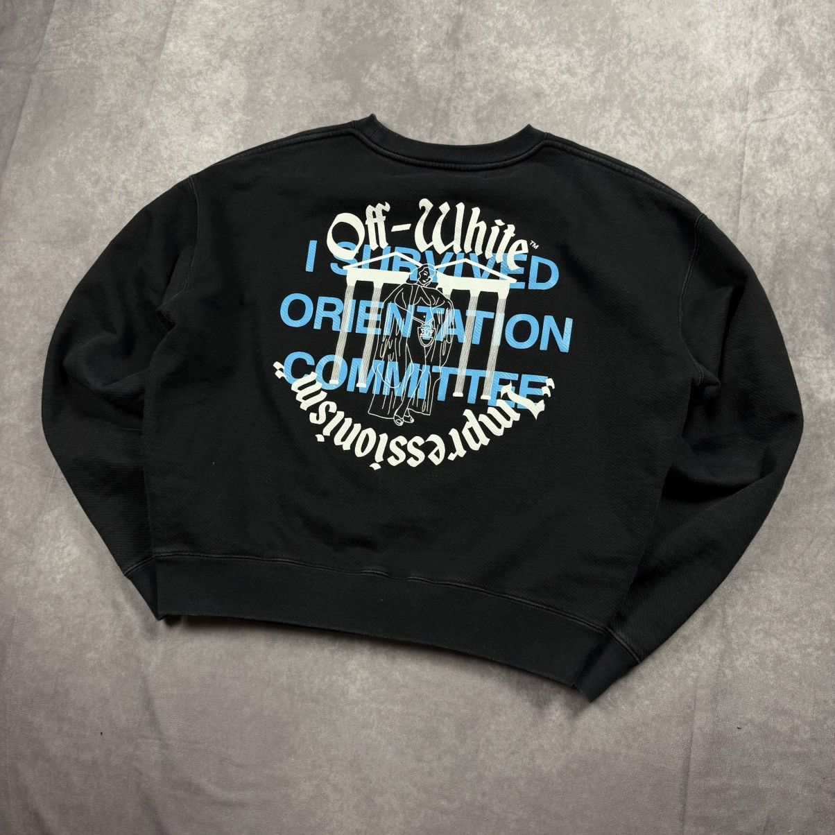 Off-White Off-White SS19 Impressionist Virgil Abloh Slim Crewneck Size US M / EU 48-50 / 2 - 3 Thumbnail