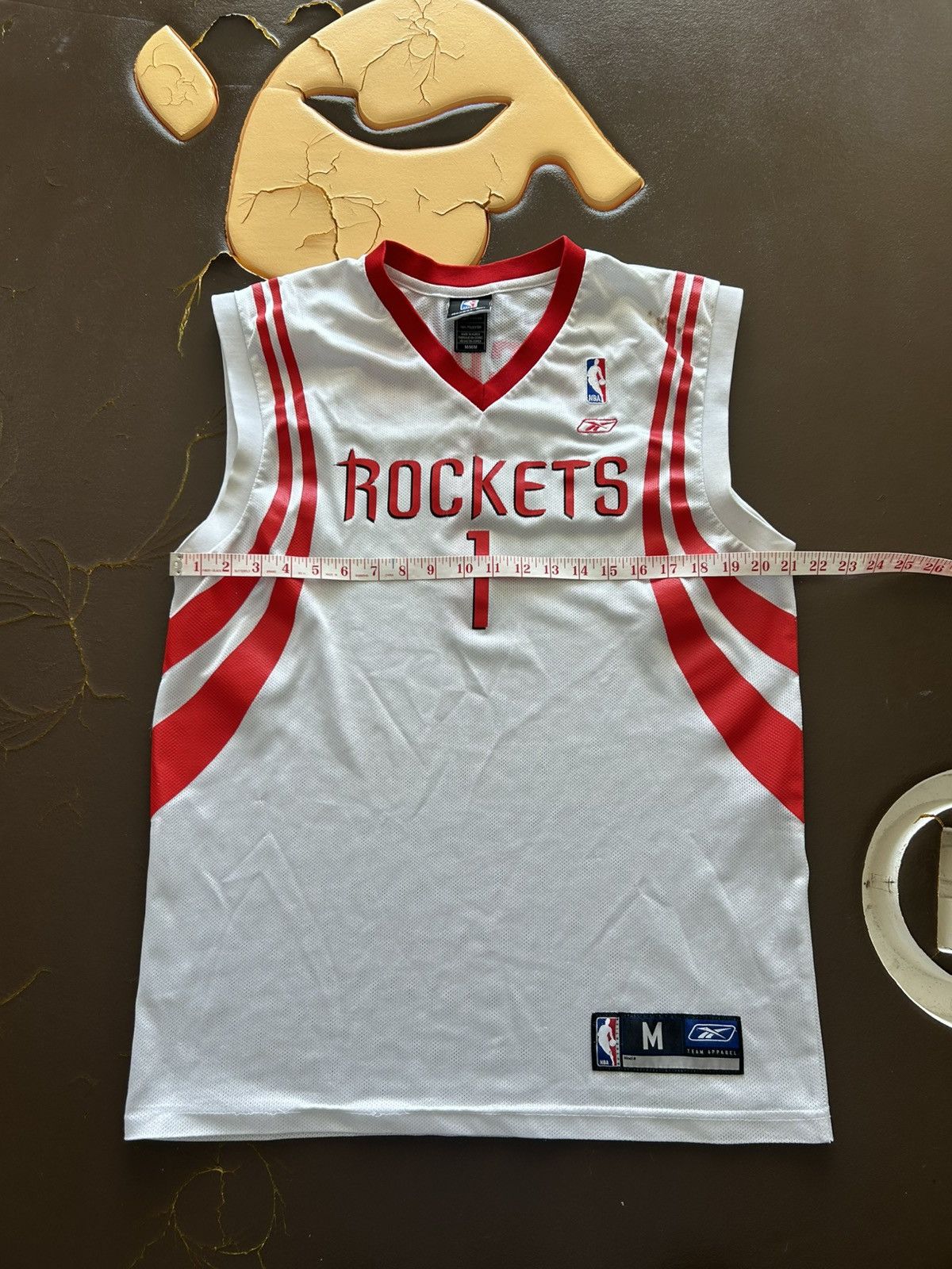 NBA Tracy Mcgrady Rockets NBA Basketball Jersey Reebok Size US M / EU 48-50 / 2 - 7 Thumbnail