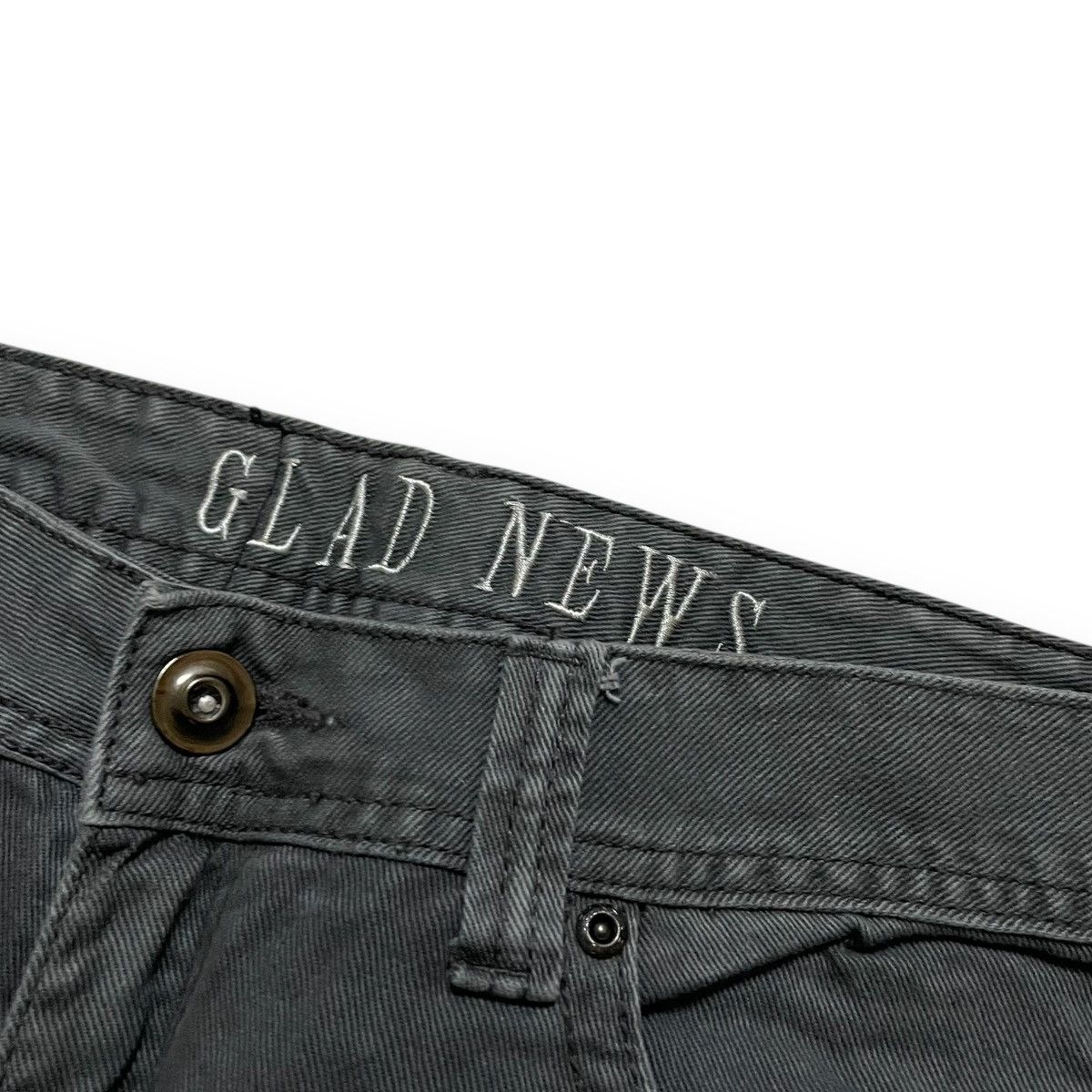 Japanese Brand ORIGINAL FLARE JAPAN GLAD NEWS ZIPPER (30×4) Size US 30 / EU 46 - 7 Thumbnail