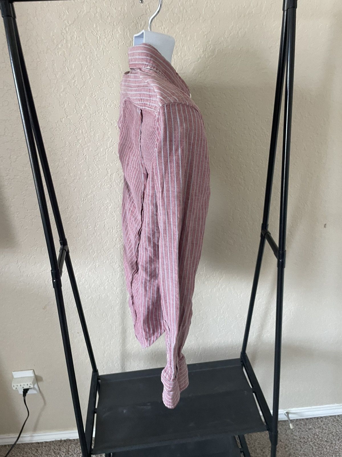 Band Of Outsiders Striped Button Down Cotton Shirt Size US XS / EU 42 / 0 - 4 Thumbnail