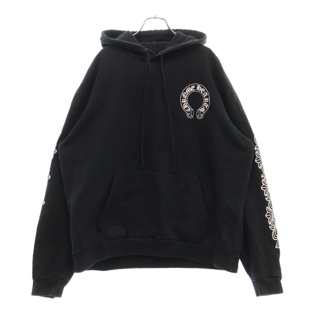 Chrome Hearts Chrome Hearts Floral Horseshoe Hoodie | Grailed