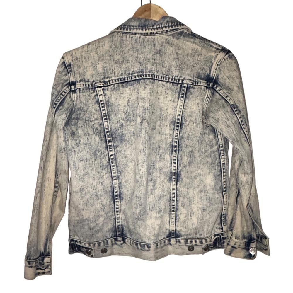Pacsun PacSun l Acid Washed Boyfriend Jean Jacket Size XS Size XS / US 0-2 / IT 36-38 - 2 Thumbnail
