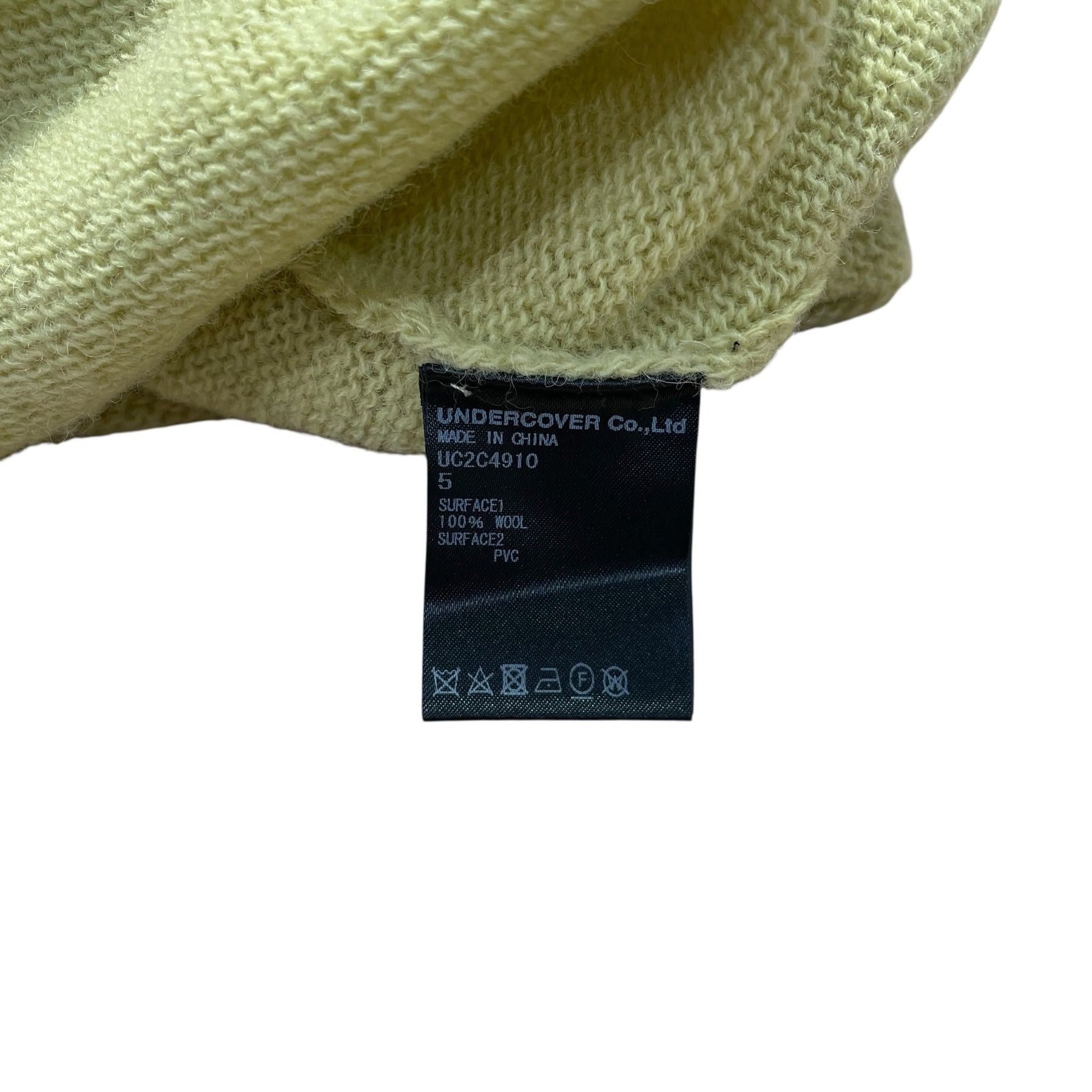 Undercover Clear Paneled Wool Knit Sweater Size US XXL / EU 58 / 5 - 4 Thumbnail