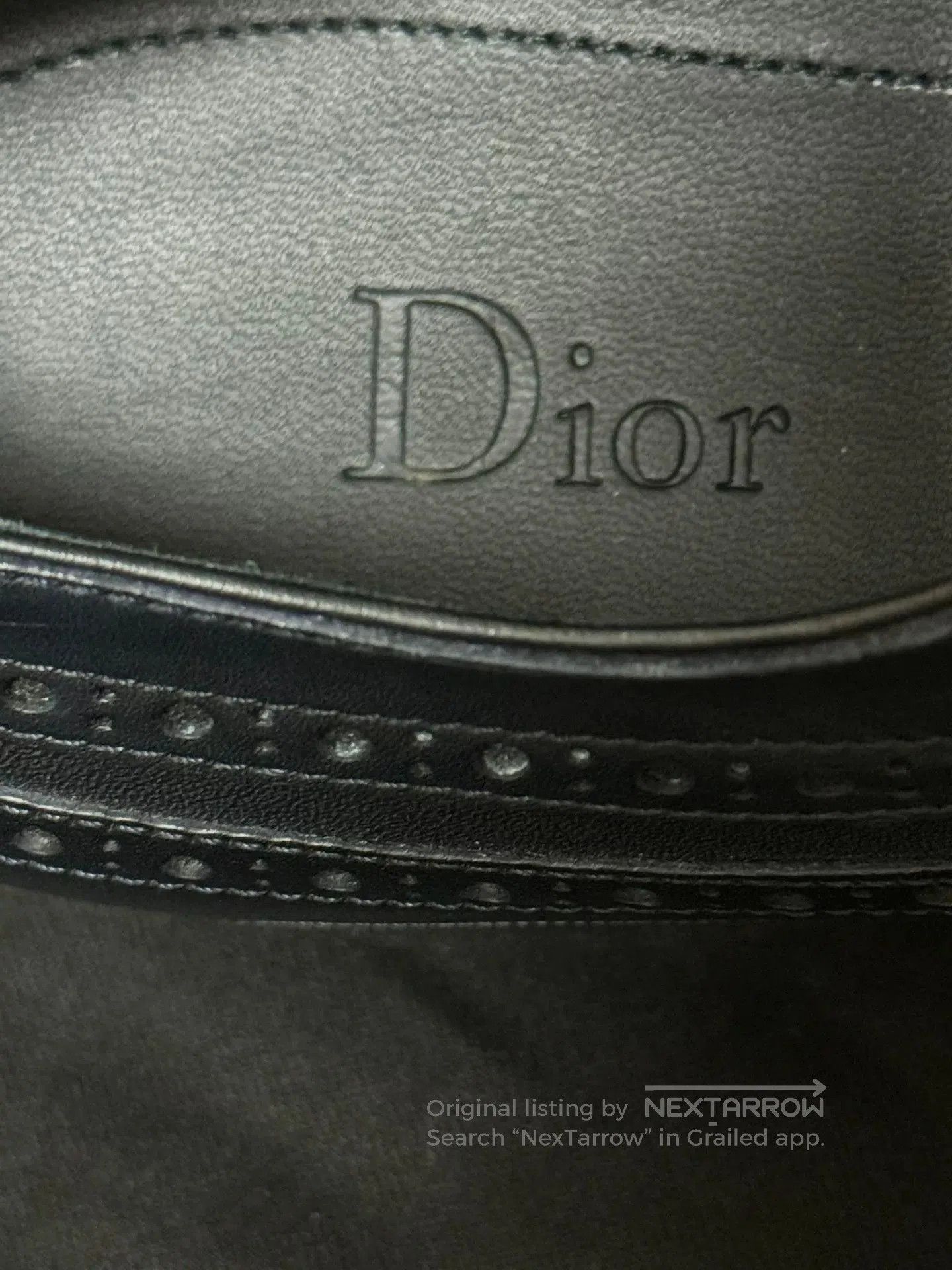 Dior Diorhomme Men's Double Buckle Leather Shoes. Size US 6 / EU 39 - 4 Thumbnail
