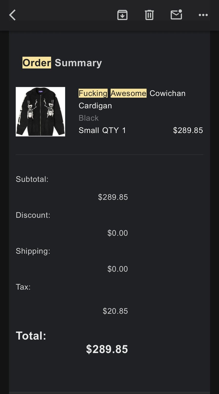 Fucking Awesome FuckingAwesome Cowichan Cardigan Small Pre-owned Size US S / EU 44-46 / 1 - 4 Thumbnail