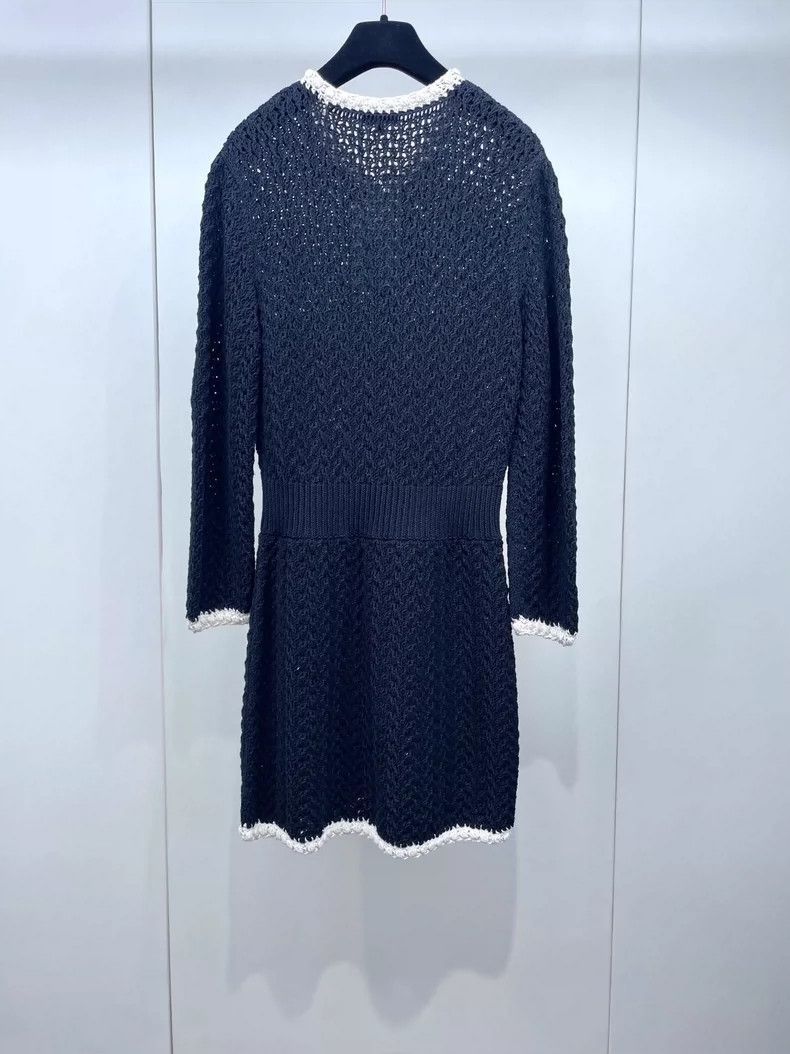 Chanel Chanel Black and White Cardigan Dress -2505 Size US M / EU 48-50 / 2 - 2 Thumbnail