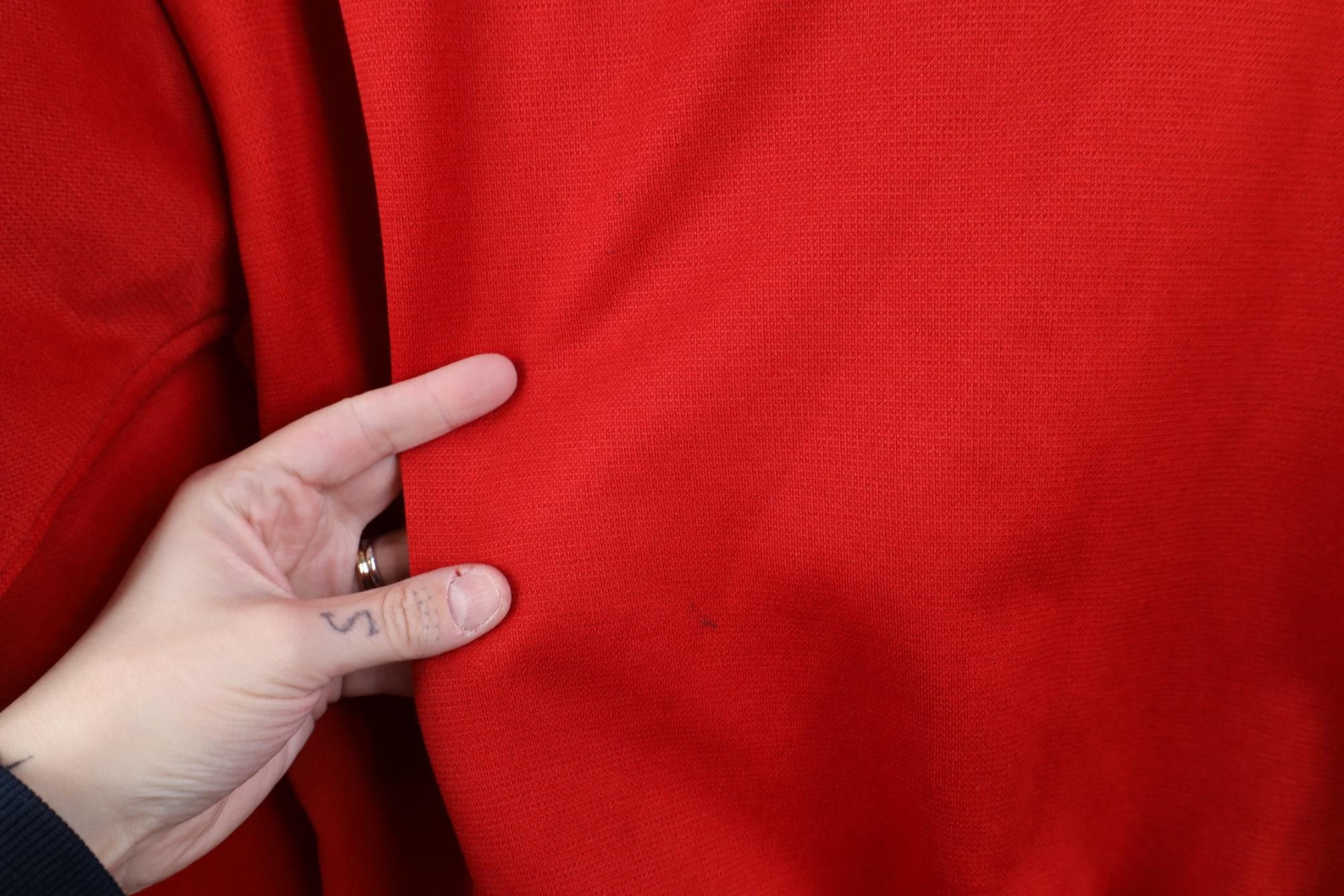 Vintage Vintage 70s Streetwear Waffle Knit Lined Zip Hoodie USA Size US L / EU 52-54 / 3 - 13 Thumbnail