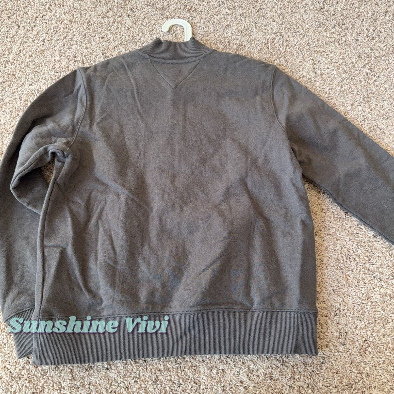 Tommy Hilfiger NWT Tommy Hilfiger Tommy Men Zip Baseball Jacket Shady Stone Size US M / EU 48-50 / 2 - 3 Thumbnail