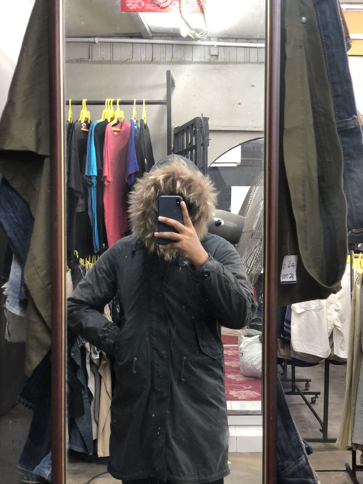 Avirex Avirex Sunfaded Hoodie Faux Fur Parka Fishtail Size US M / EU 48-50 / 2 - 14 Thumbnail