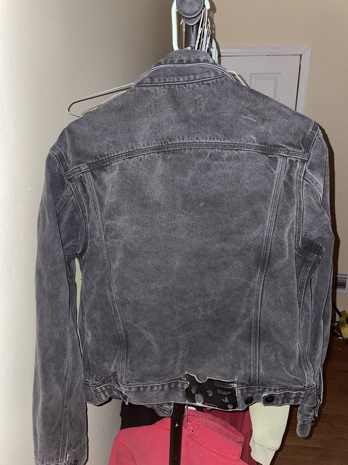 Off-White Off-White Denim Distressed Jacket 'Black' Size US M / EU 48-50 / 2 - 2 Thumbnail