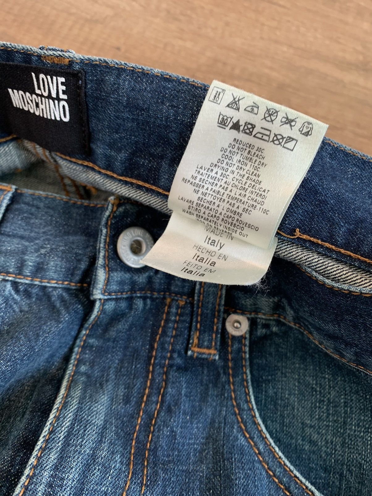 Moschino Love Moschino Caipirina Medium Waist Skinny Jeans Pants Size US 29 - 7 Thumbnail