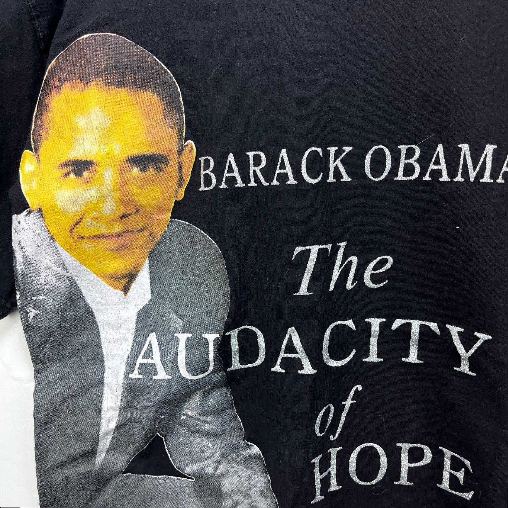 Vintage VINTAGE Barack Obama Dreams Come True T-Shirt 2XL Mens Short Sleeve Black Size US XXL / EU 58 / 5 - 3 Thumbnail