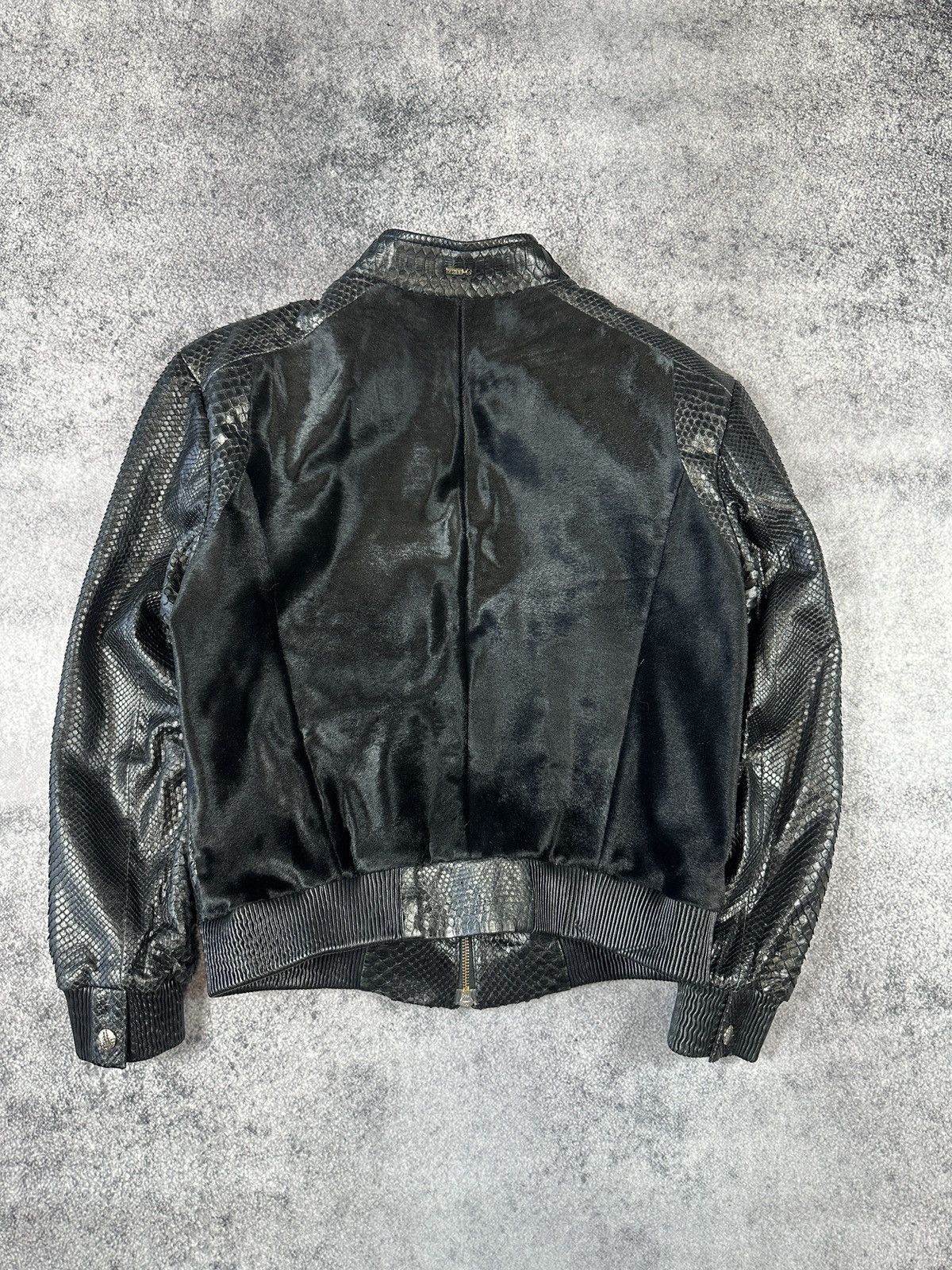 Zilli Vintage Zilli Real Python Leather Luxury Style Bomber 50 US Size US M / EU 48-50 / 2 - 14 Thumbnail