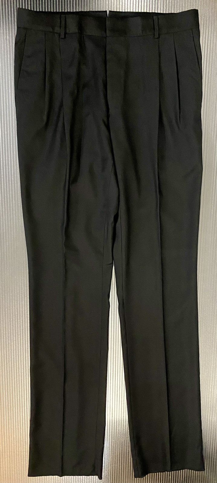 Bottega Veneta Bottega Veneta 🇮🇹 Nero wool dual pleat dress slacks 34 NEW Size US 34 / EU 50 - 5 Thumbnail