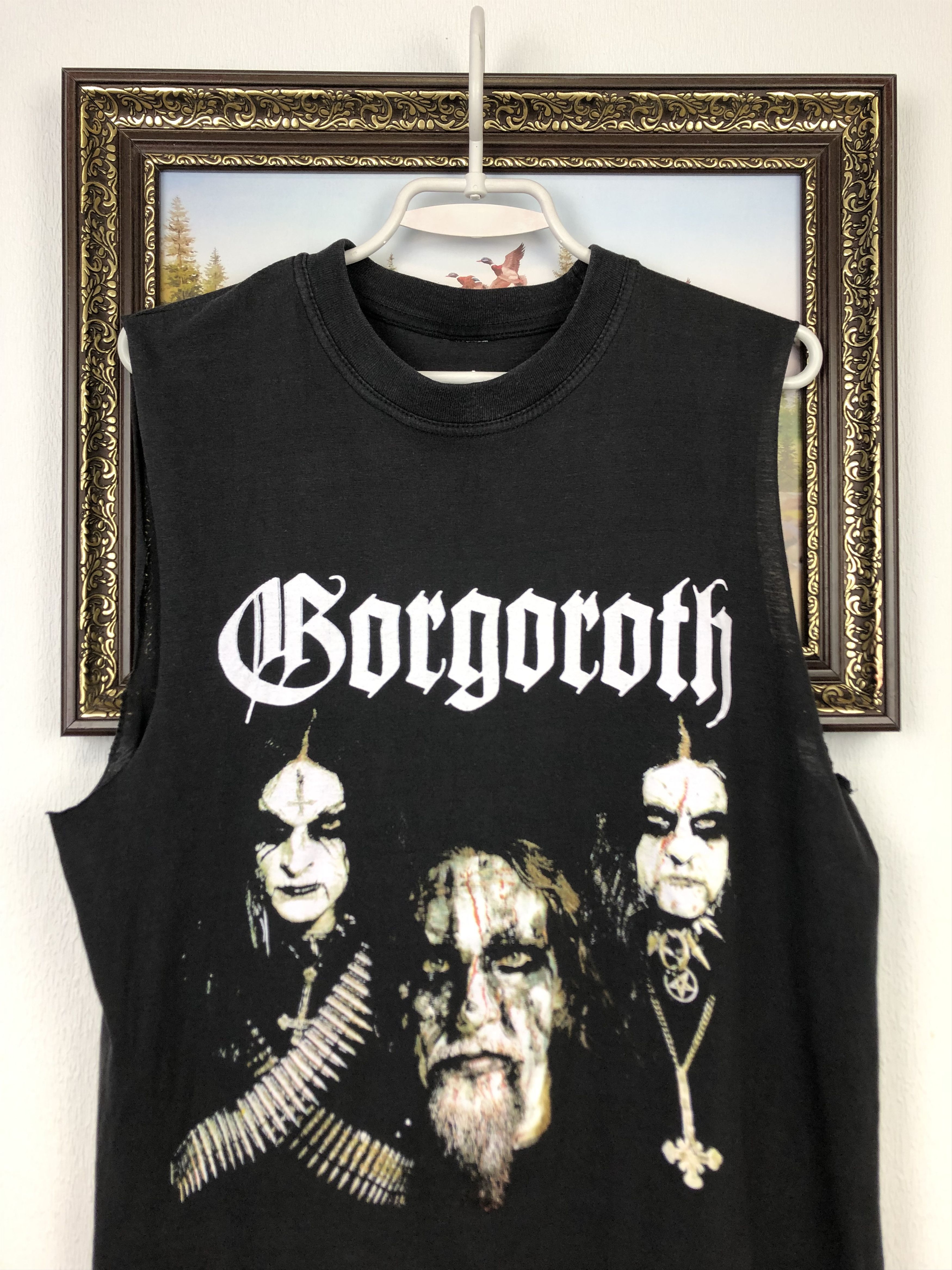 Vintage Vintage 90s Gorgoroth Women Shirt Tee Band Over Print Size M / US 6-8 / IT 42-44 - 2 Thumbnail