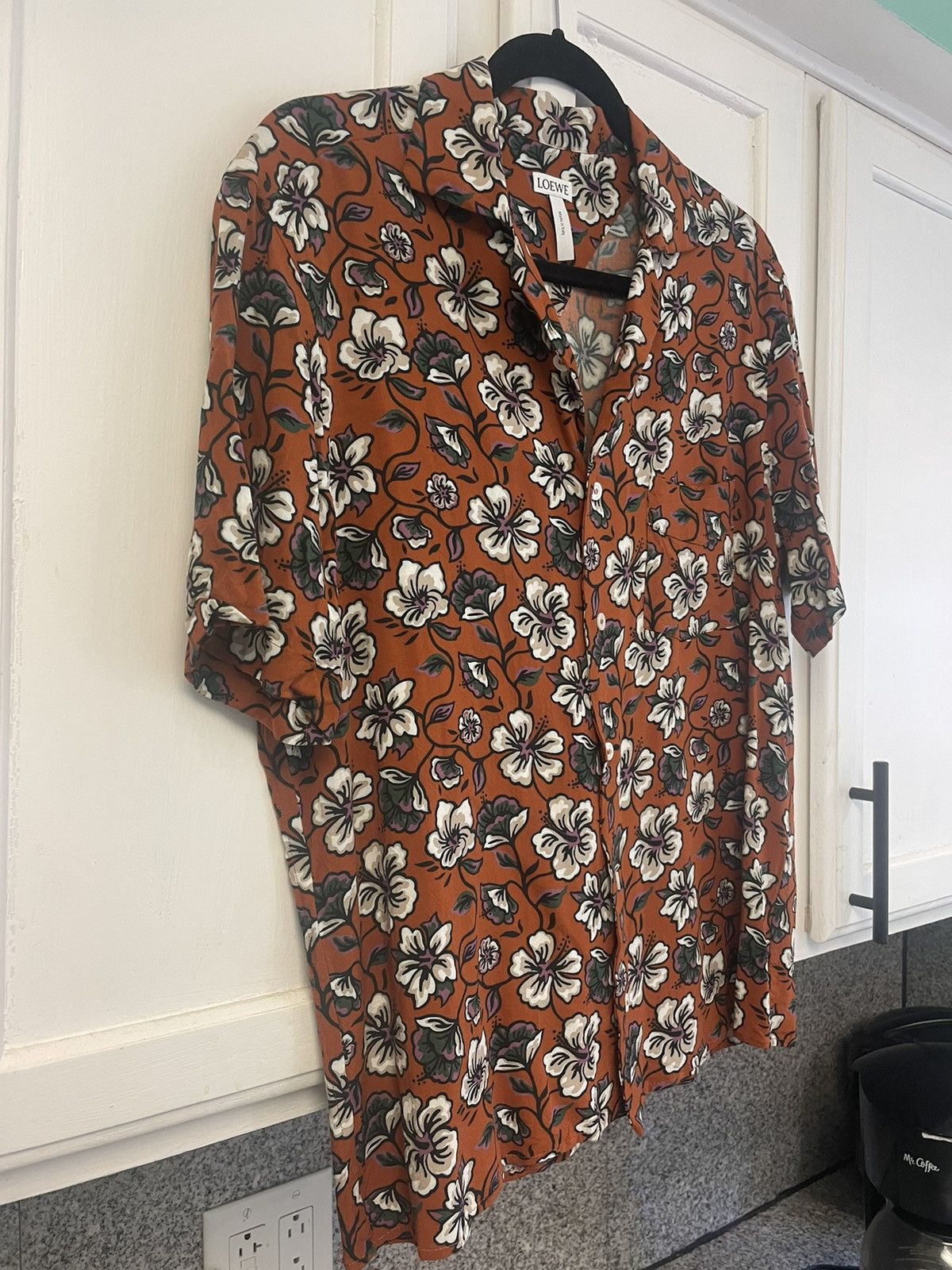 Loewe Loewe Viscose Floral Print Shirt Size US XS / EU 42 / 0 - 6 Thumbnail