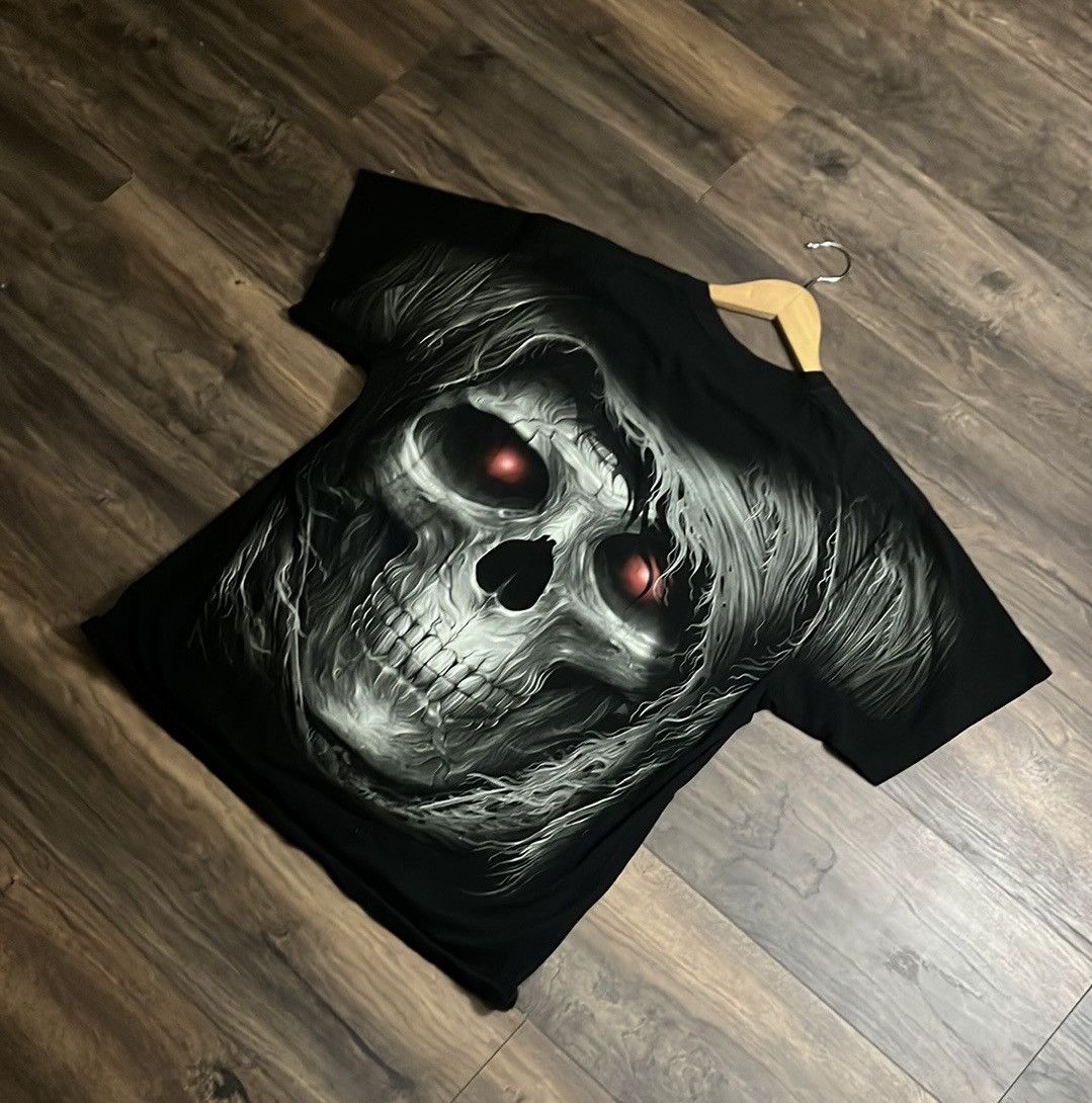 Band Tees × Vintage Jays Rock Double Sided Skull Tee Size US XL / EU 56 / 4 - 2 Thumbnail
