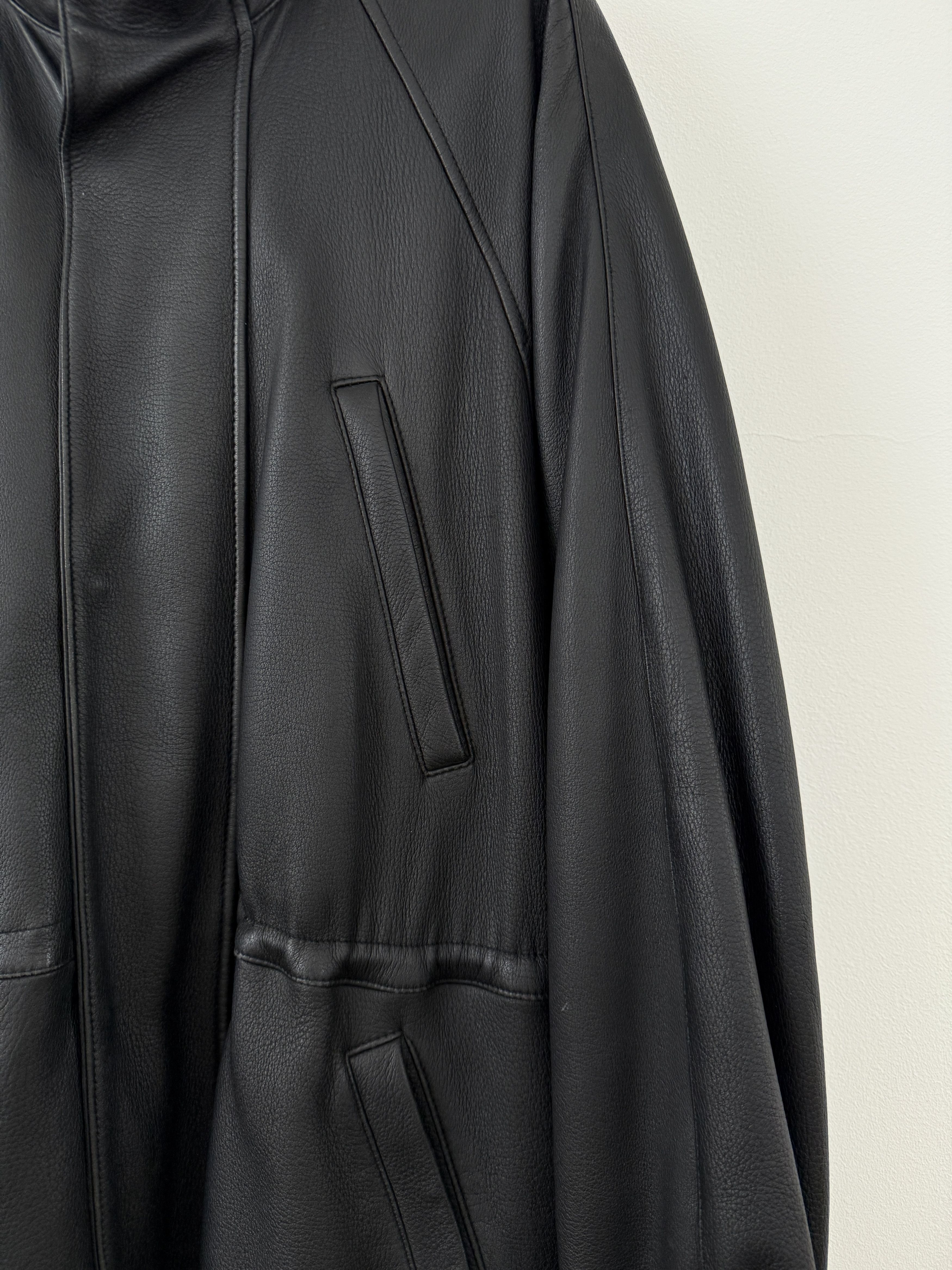 Loro Piana Leather Cashmere Lined Jacket Size US XXL / EU 58 / 5 - 9 Thumbnail