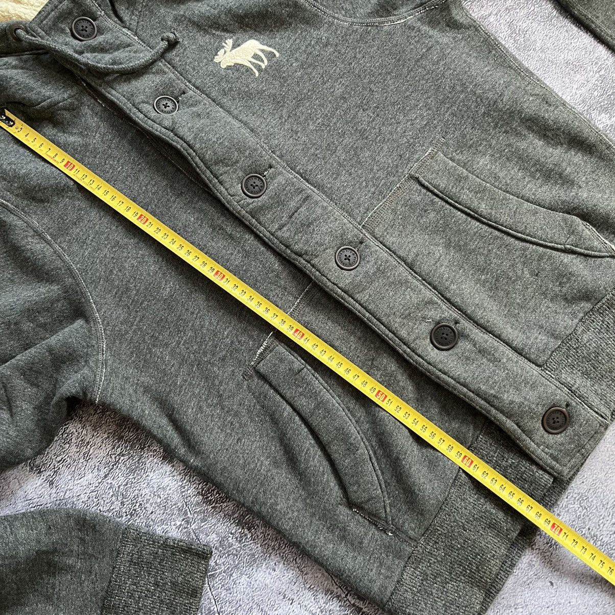 Abercrombie & Fitch Abercrombie & Fitch Muscle Sweatshirt Mens Large Hooded Size US L / EU 52-54 / 3 - 7 Thumbnail