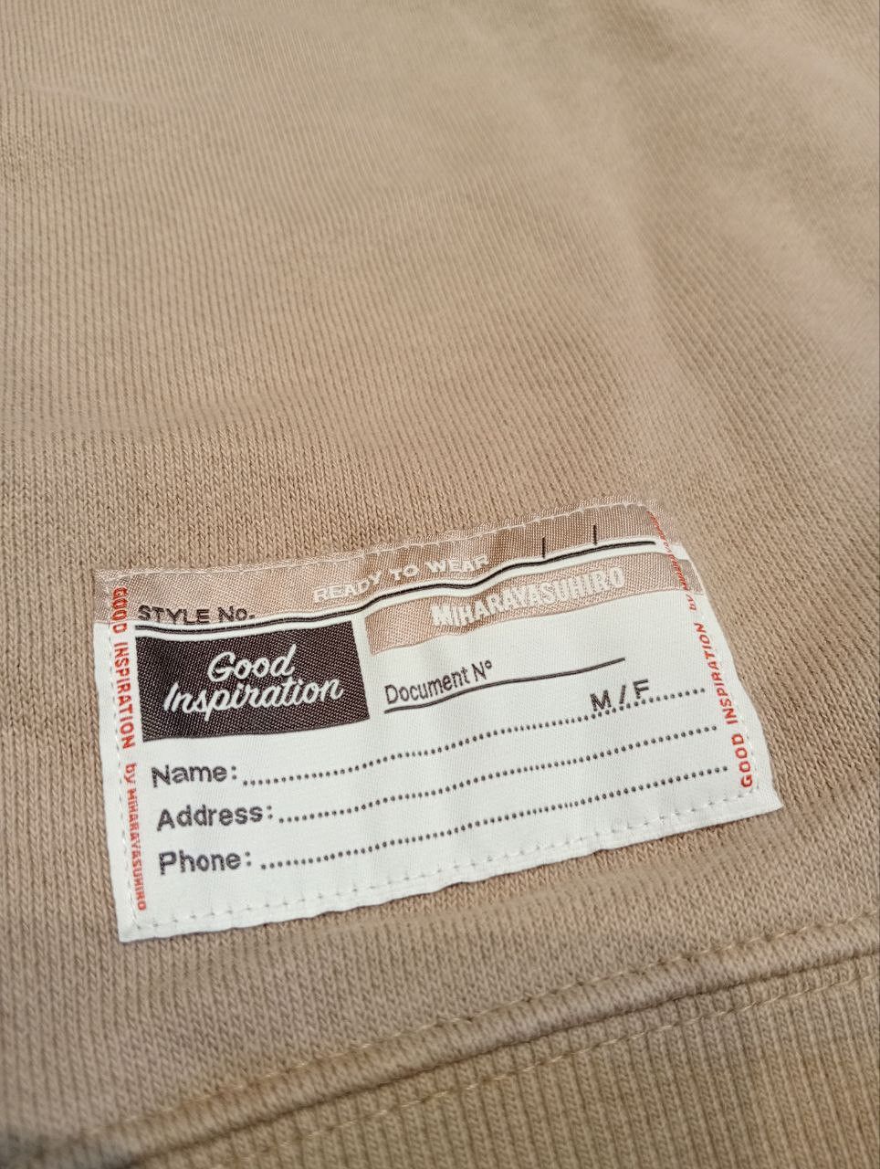 Maison MIHARA YASUHIRO GU X MIHARAYASUHIRO GOOD INSPIRATION SWEATSHIRT - SIZE XL Size US XL / EU 56 / 4 - 7 Thumbnail