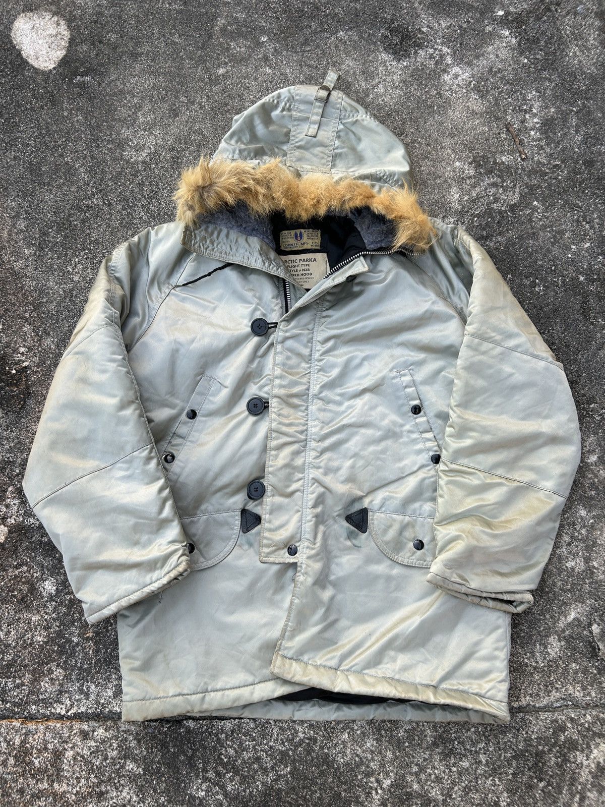 Vintage Vintage Parka Jacket N3B Fur Hoodie Size US M / EU 48-50 / 2 - 1 Thumbnail