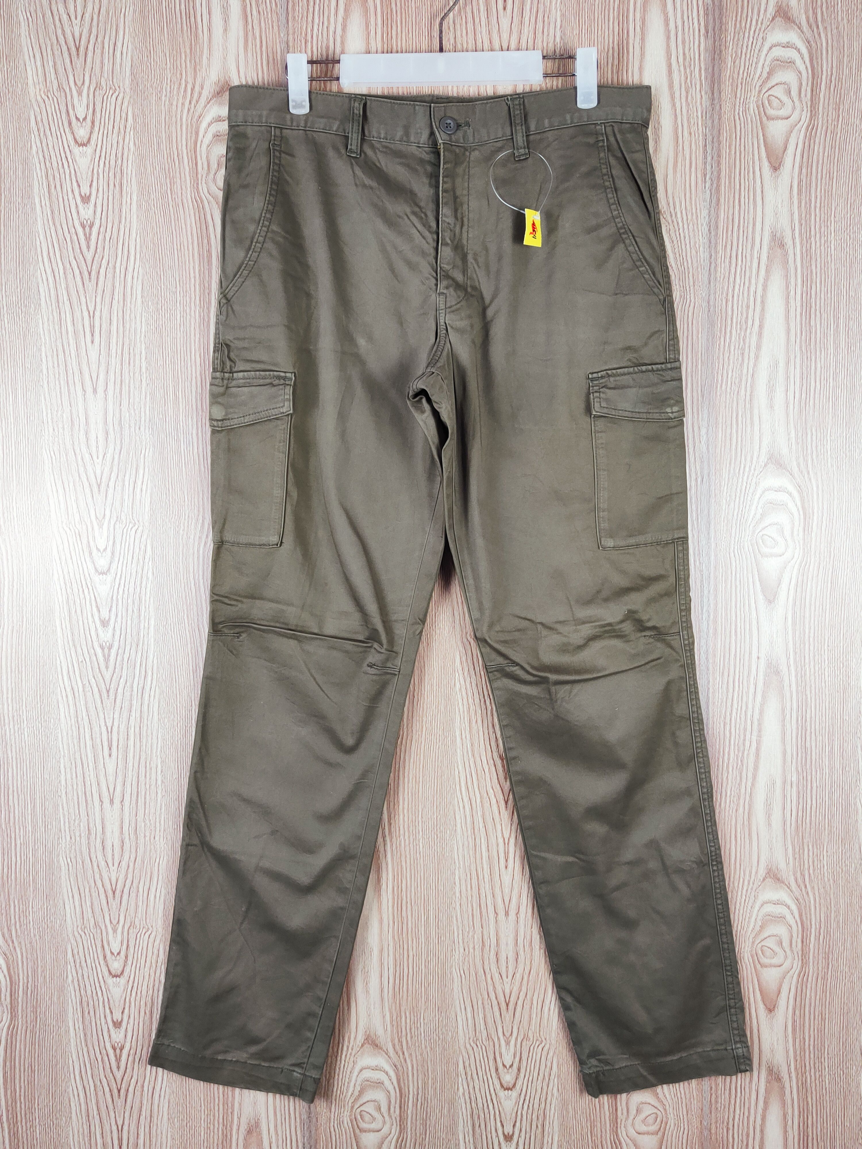 Japanese Brand Olive Multipocket Tactical Cargo Pants #W326