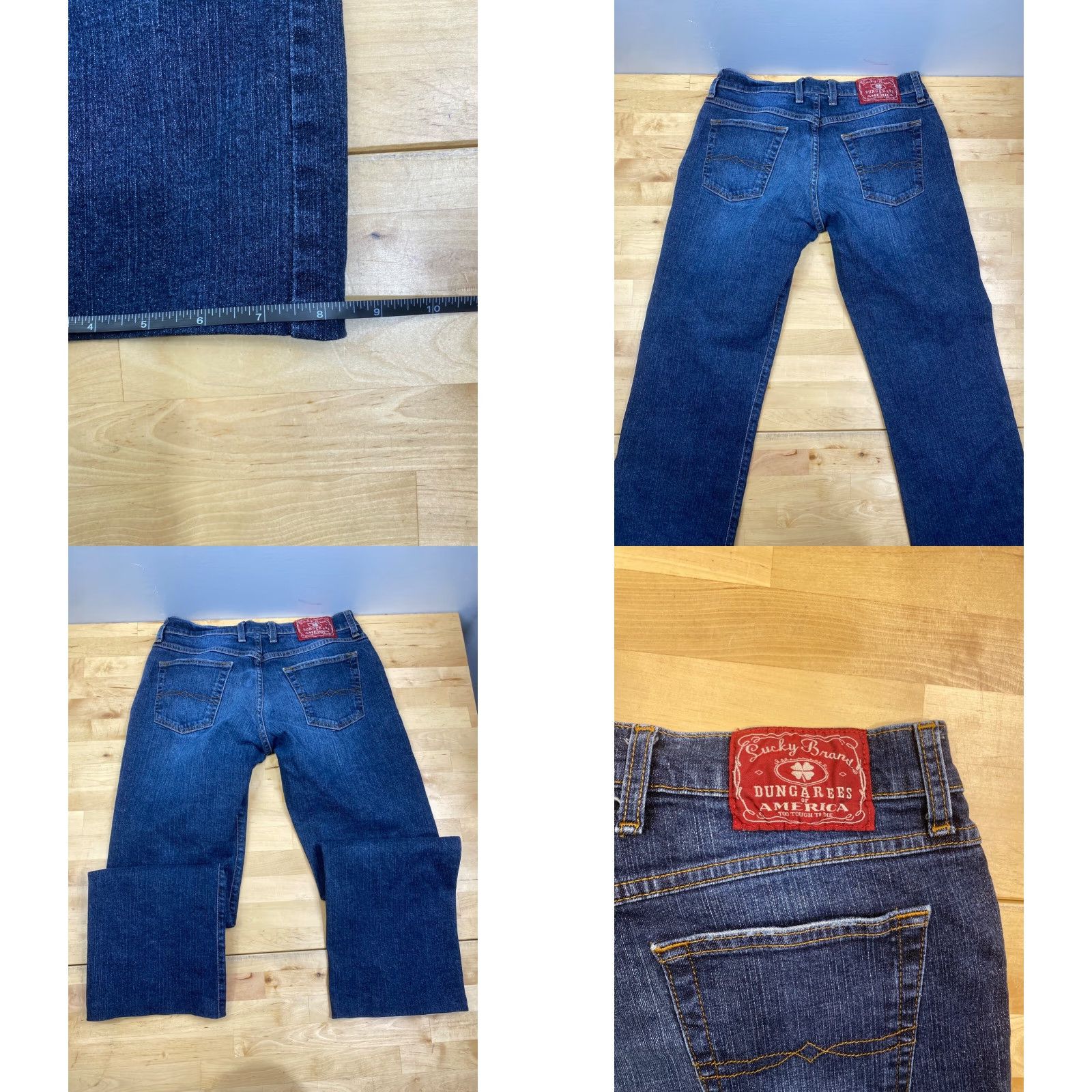 Lucky Brand Lucky Brand Jeans Womens Size 6/28 Medium Wash Mid Rise Classic Rider Denim 7054 Size ONE SIZE - 8 Thumbnail