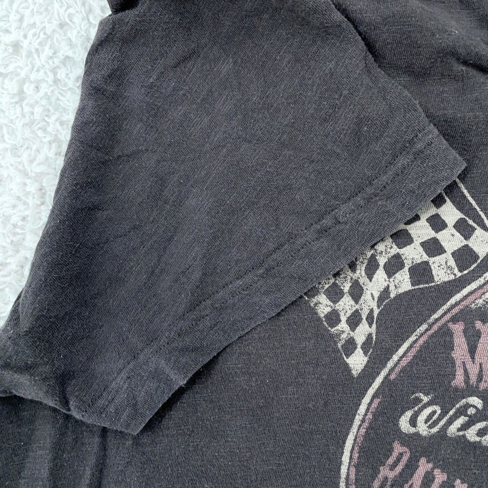 Lucky Brand Lucky Brand T-Shirt Gray Medium Sin City Motorcycle Rally Widowmakers Run Las Vegas Mens Shirt Graphic Print Short Sleeve Crew Neck Vintage No Size US M / EU 48-50 / 2 - 3 Thumbnail